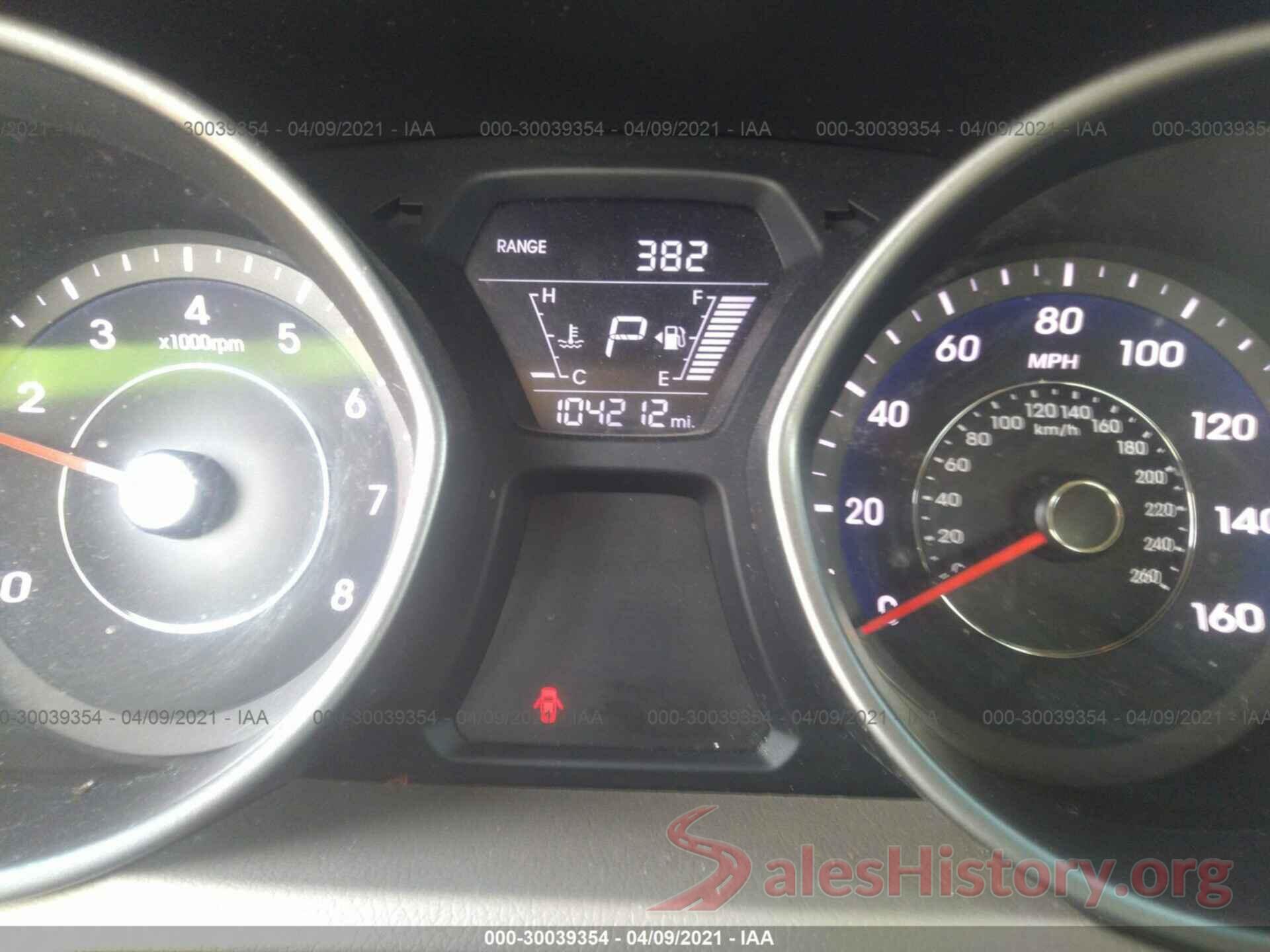 5NPDH4AE4GH797636 2016 HYUNDAI ELANTRA