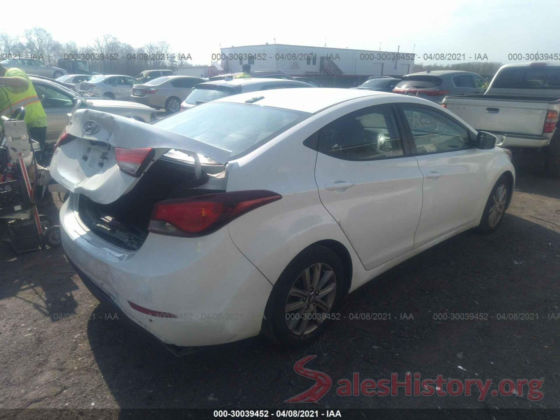 5NPDH4AE5GH754651 2016 HYUNDAI ELANTRA