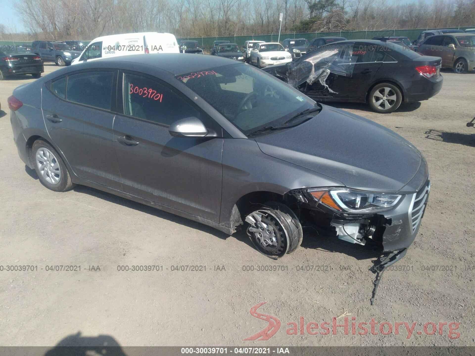 5NPD74LF8JH299696 2018 HYUNDAI ELANTRA