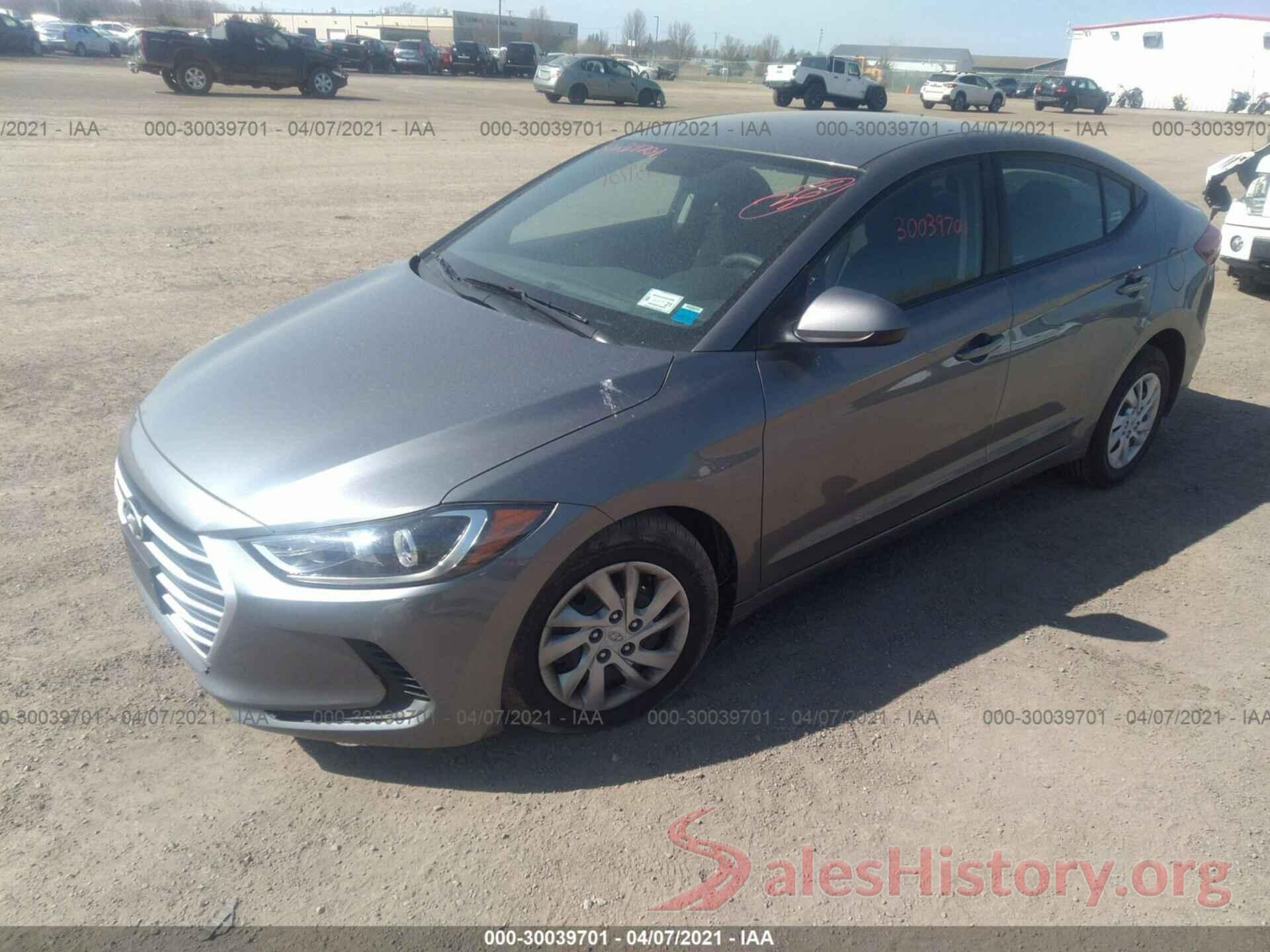 5NPD74LF8JH299696 2018 HYUNDAI ELANTRA