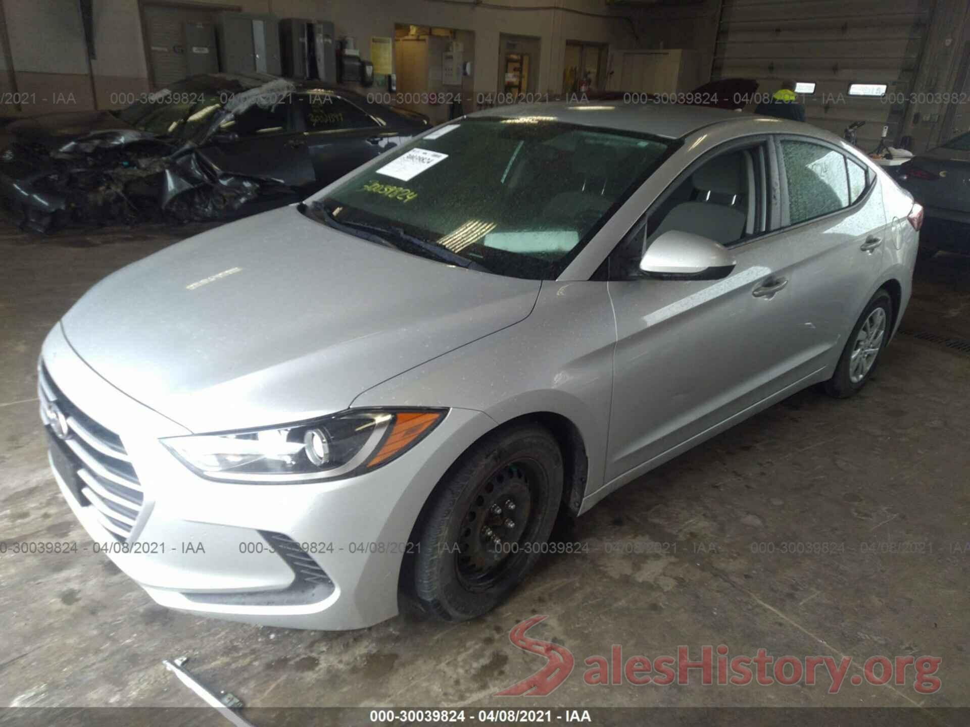 5NPD74LF6HH104334 2017 HYUNDAI ELANTRA