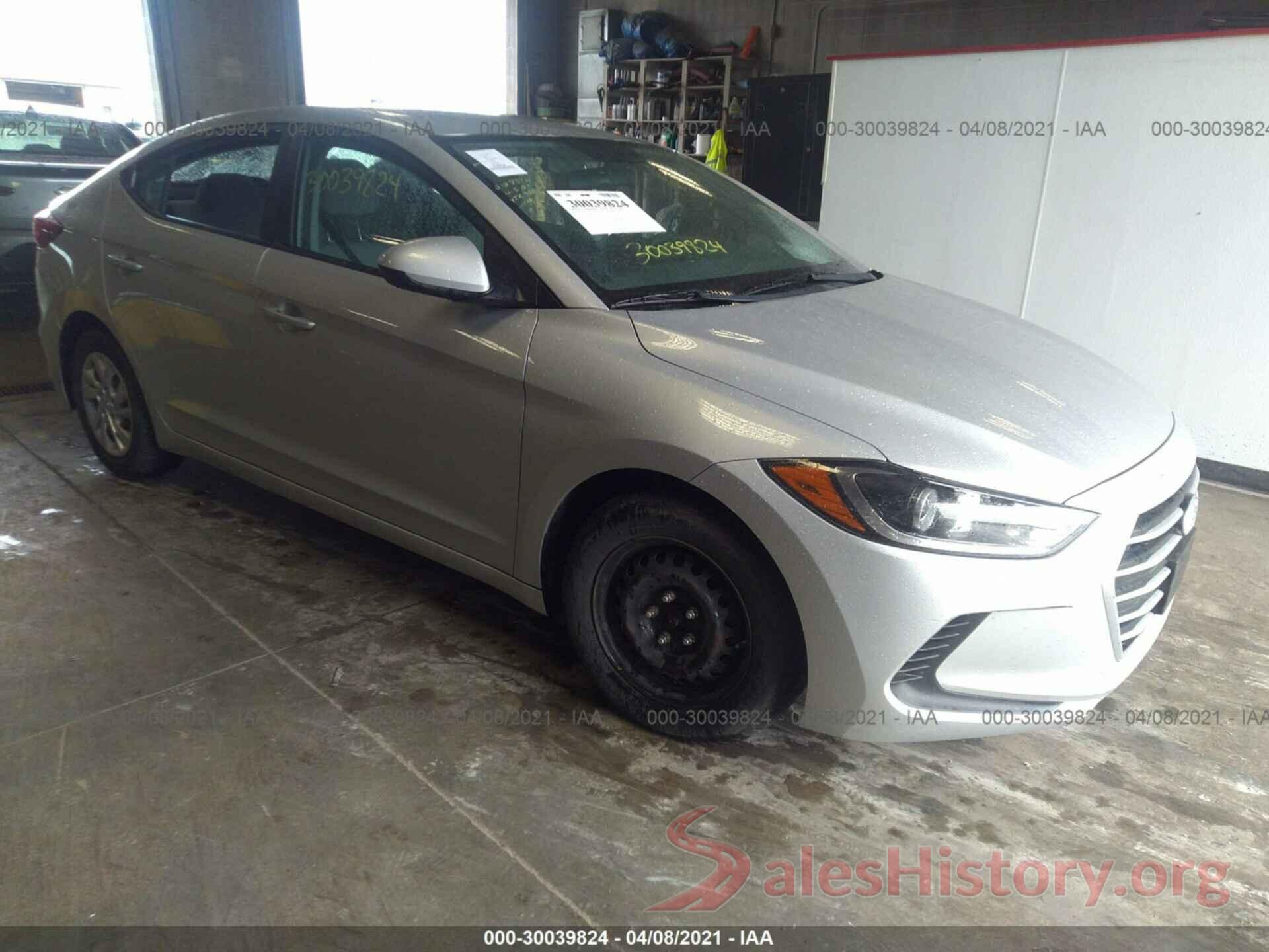 5NPD74LF6HH104334 2017 HYUNDAI ELANTRA