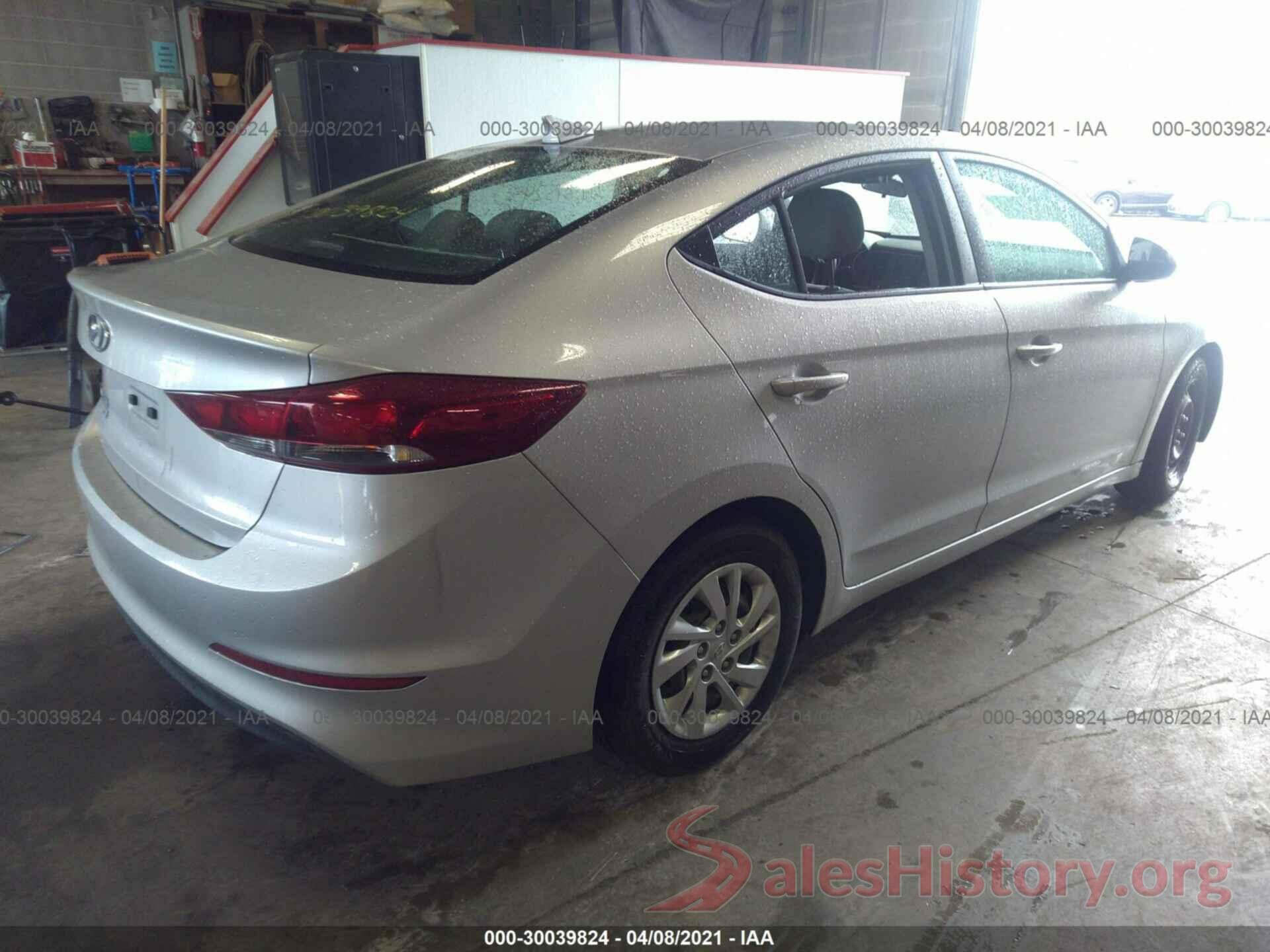 5NPD74LF6HH104334 2017 HYUNDAI ELANTRA