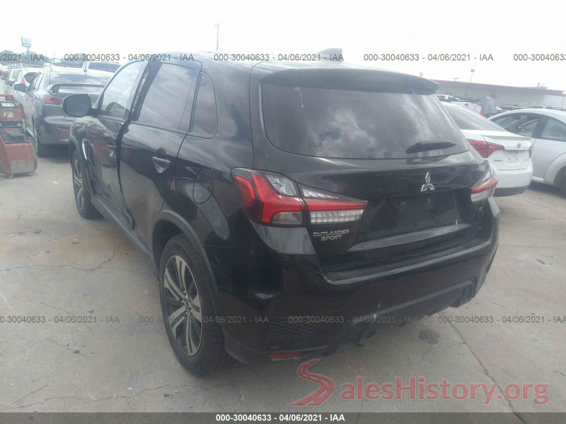 JA4AP4AU7LU022688 2020 MITSUBISHI OUTLANDER SPORT