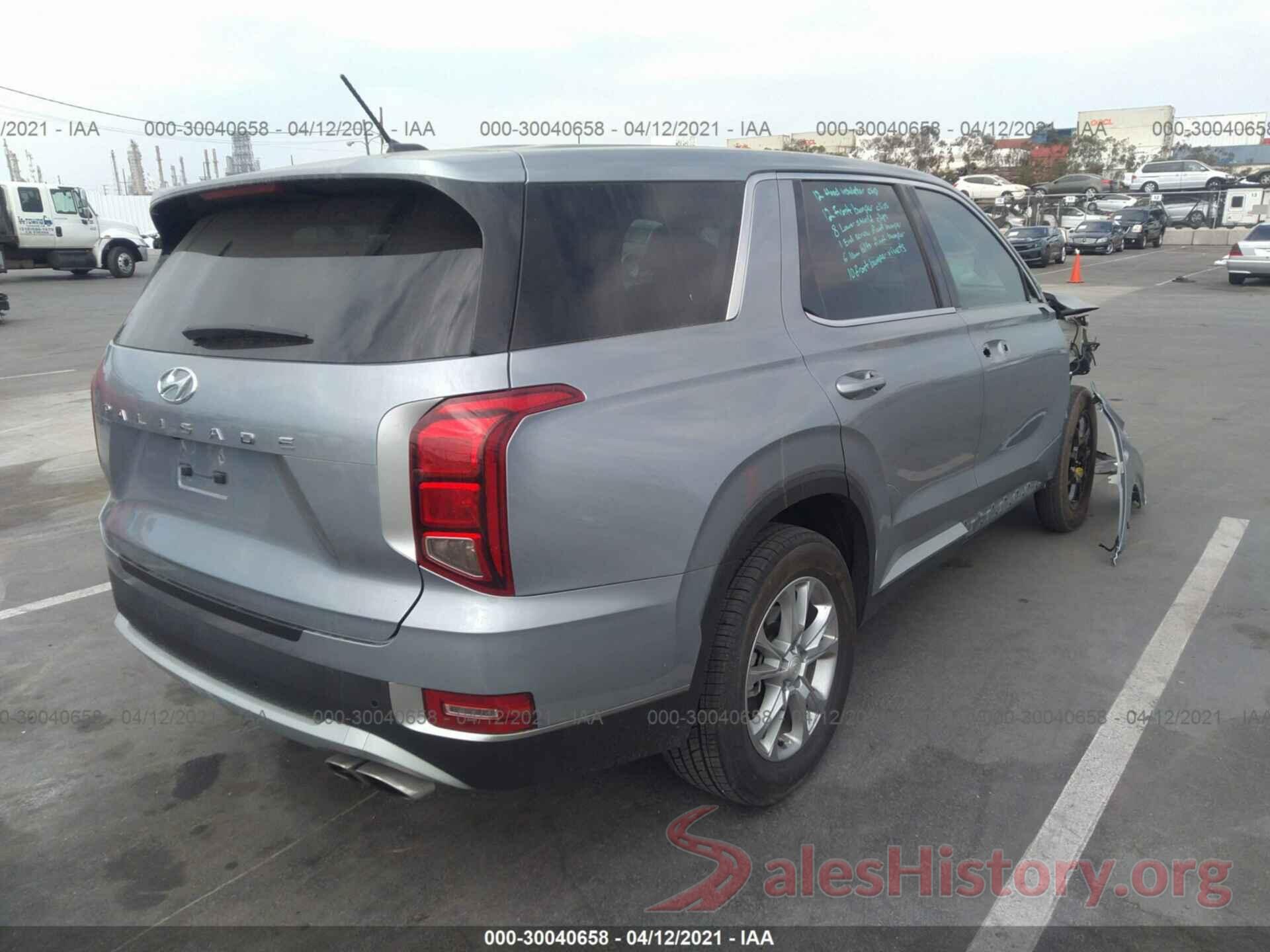 KM8R14HE6LU127257 2020 HYUNDAI PALISADE