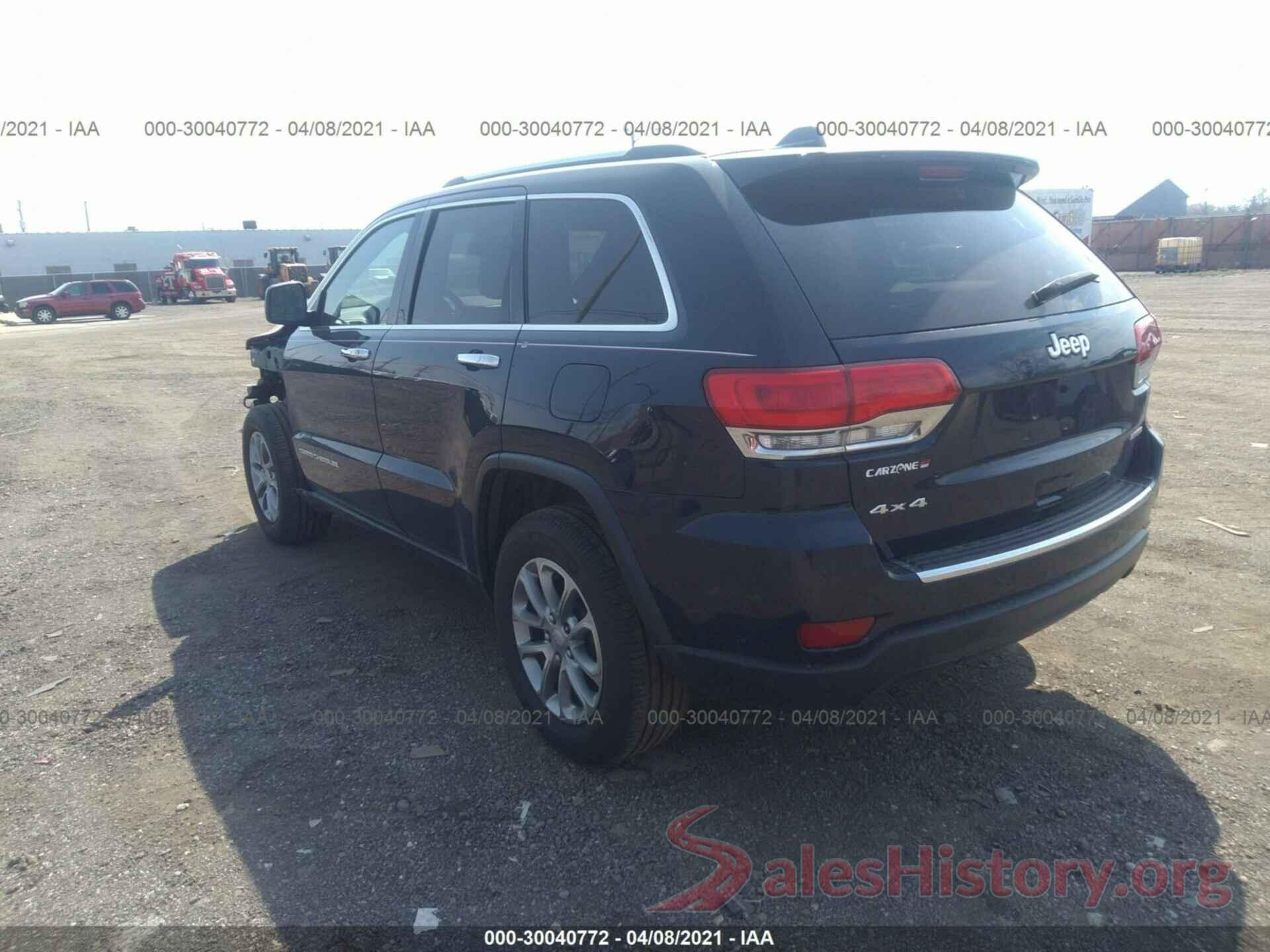 1C4RJFBGXGC367790 2016 JEEP GRAND CHEROKEE