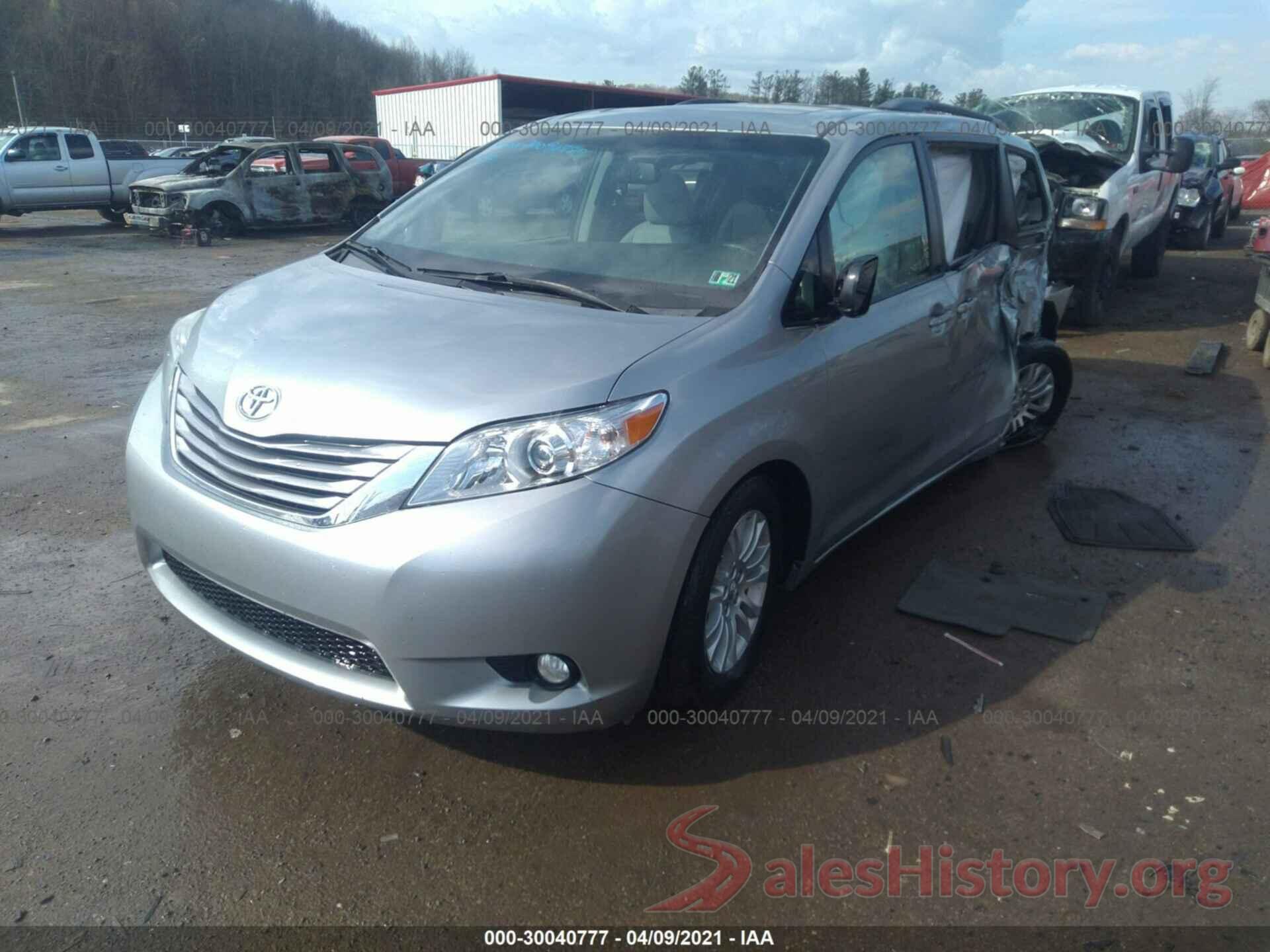 5TDYK3DC2GS756634 2016 TOYOTA SIENNA