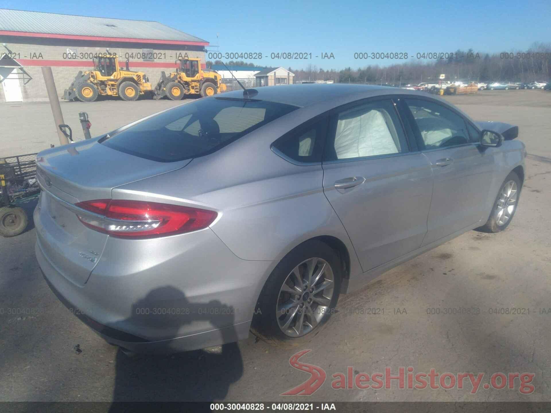 3FA6P0LU9HR300304 2017 FORD FUSION