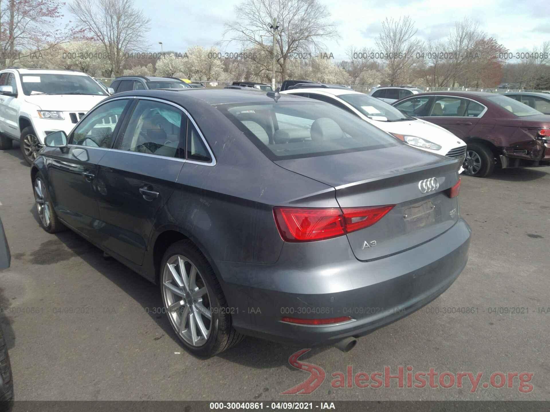 WAUE8GFF3G1028167 2016 AUDI A3