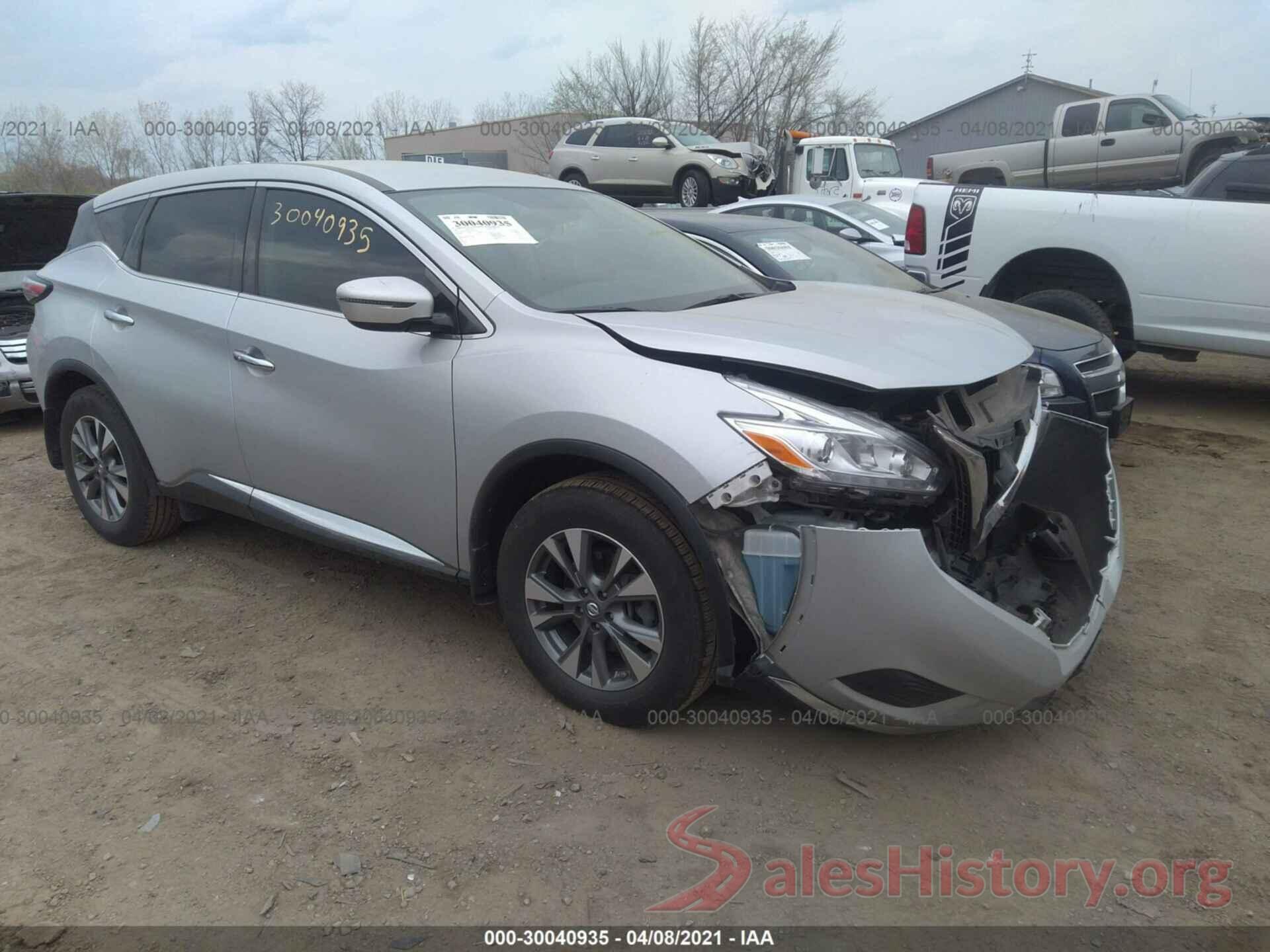 5N1AZ2MH1HN182999 2017 NISSAN MURANO