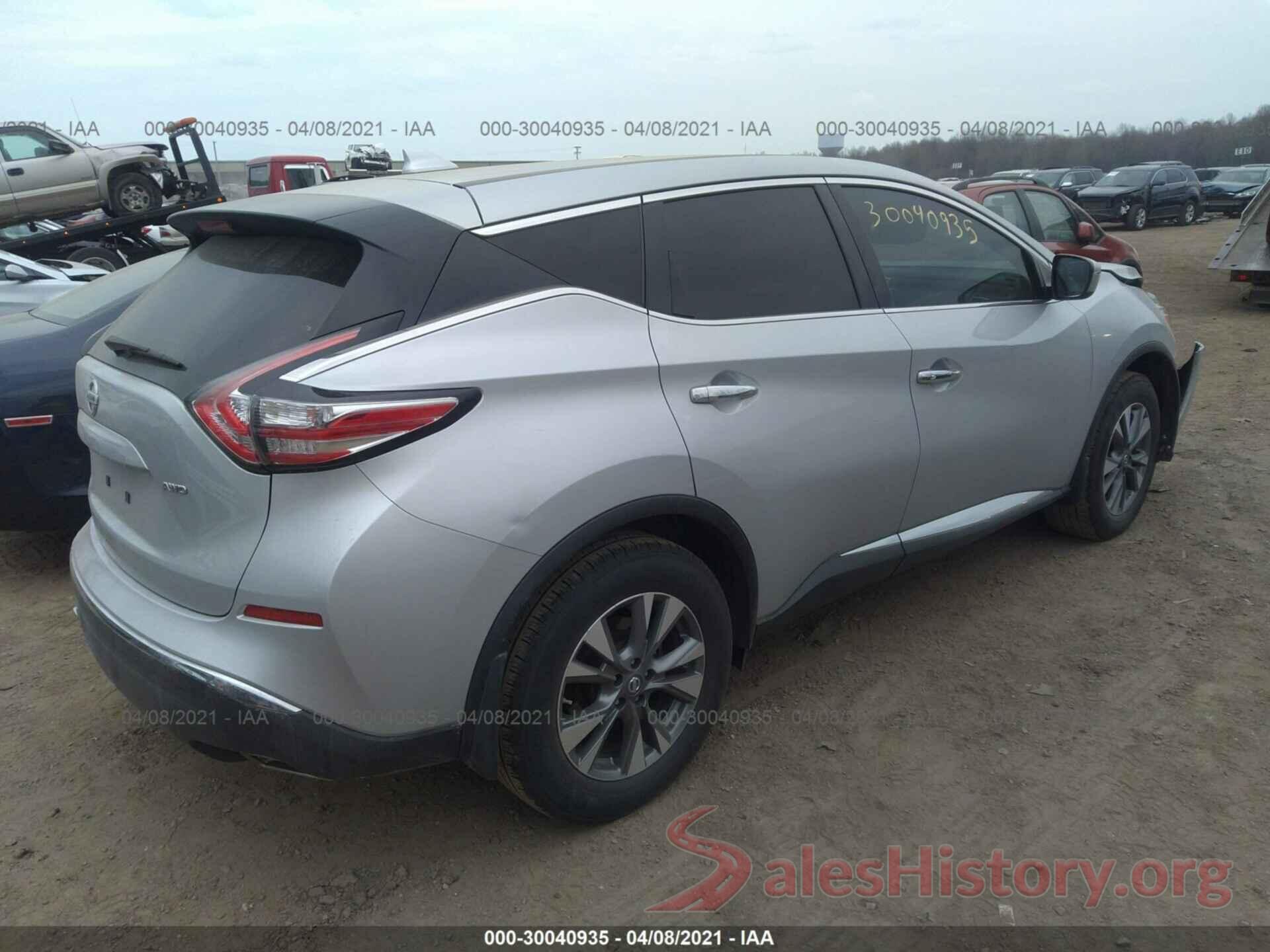 5N1AZ2MH1HN182999 2017 NISSAN MURANO