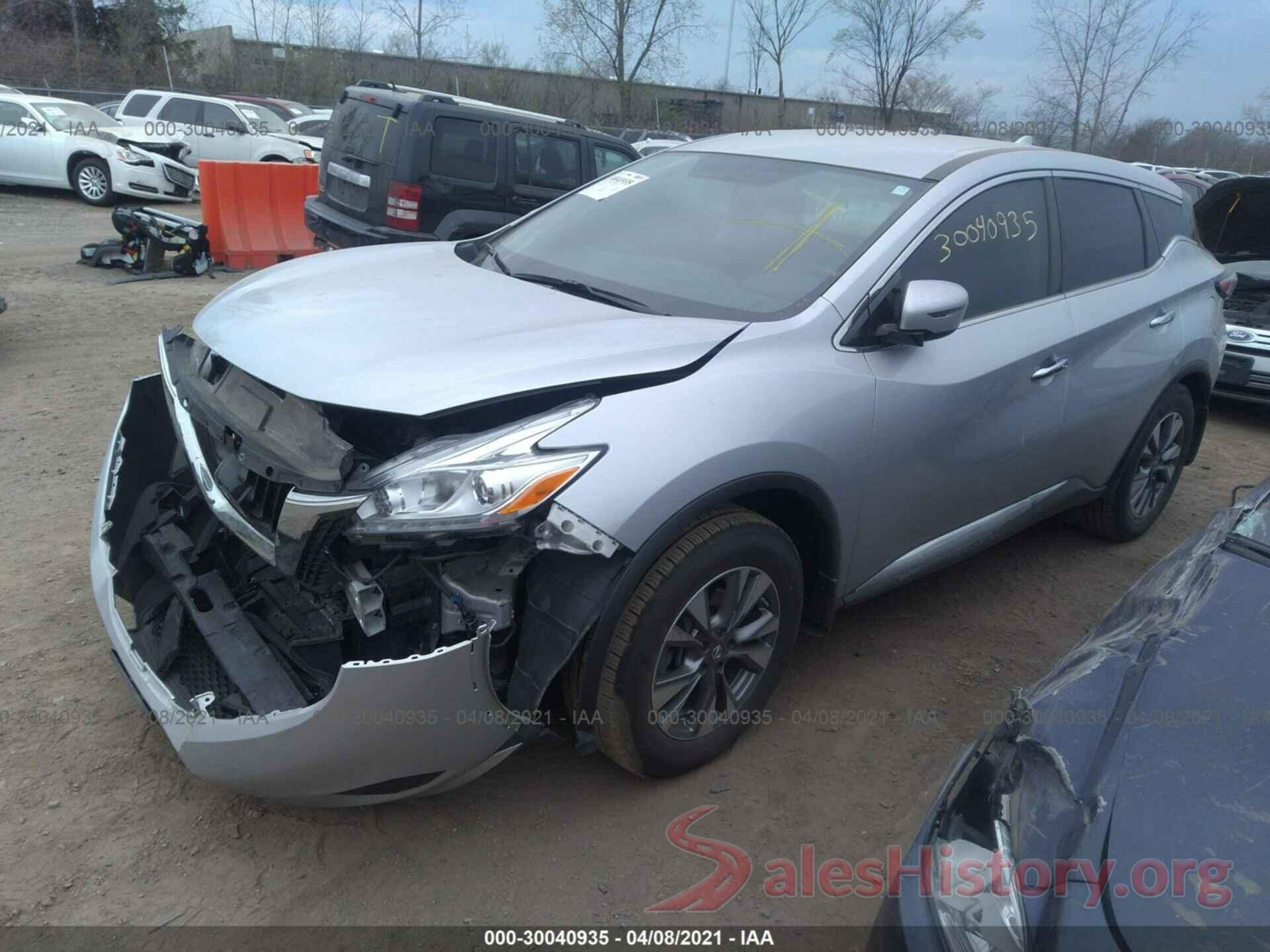 5N1AZ2MH1HN182999 2017 NISSAN MURANO