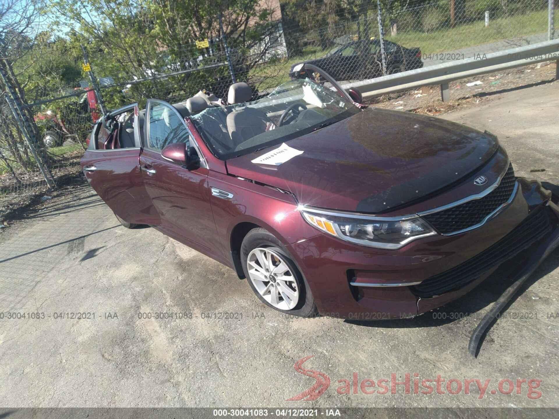 5XXGT4L39GG097906 2016 KIA OPTIMA