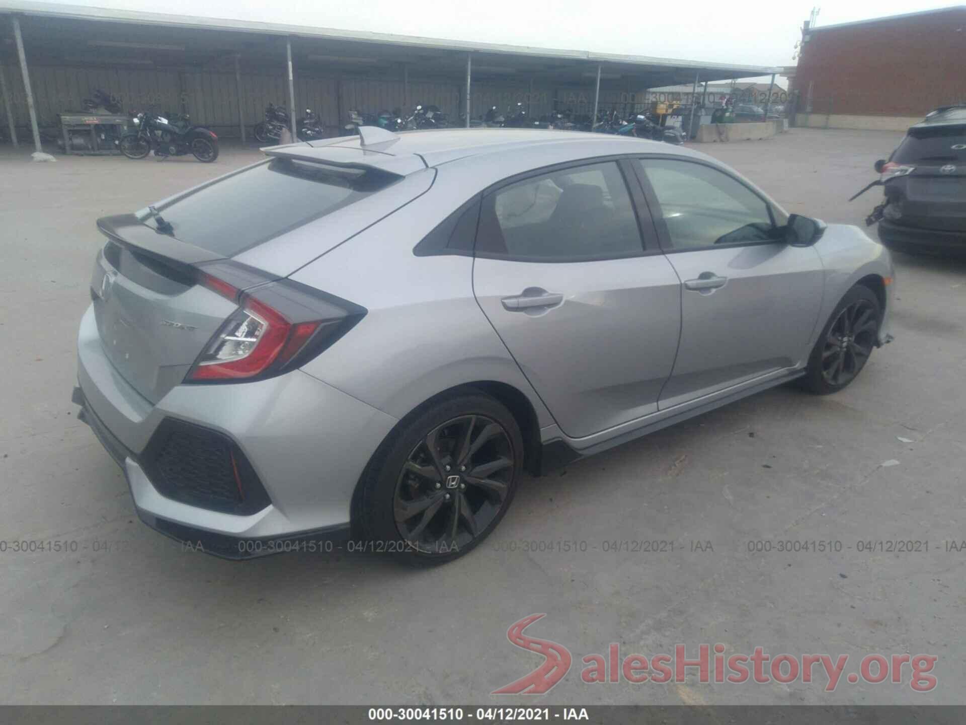 SHHFK7G43JU206355 2018 HONDA CIVIC HATCHBACK