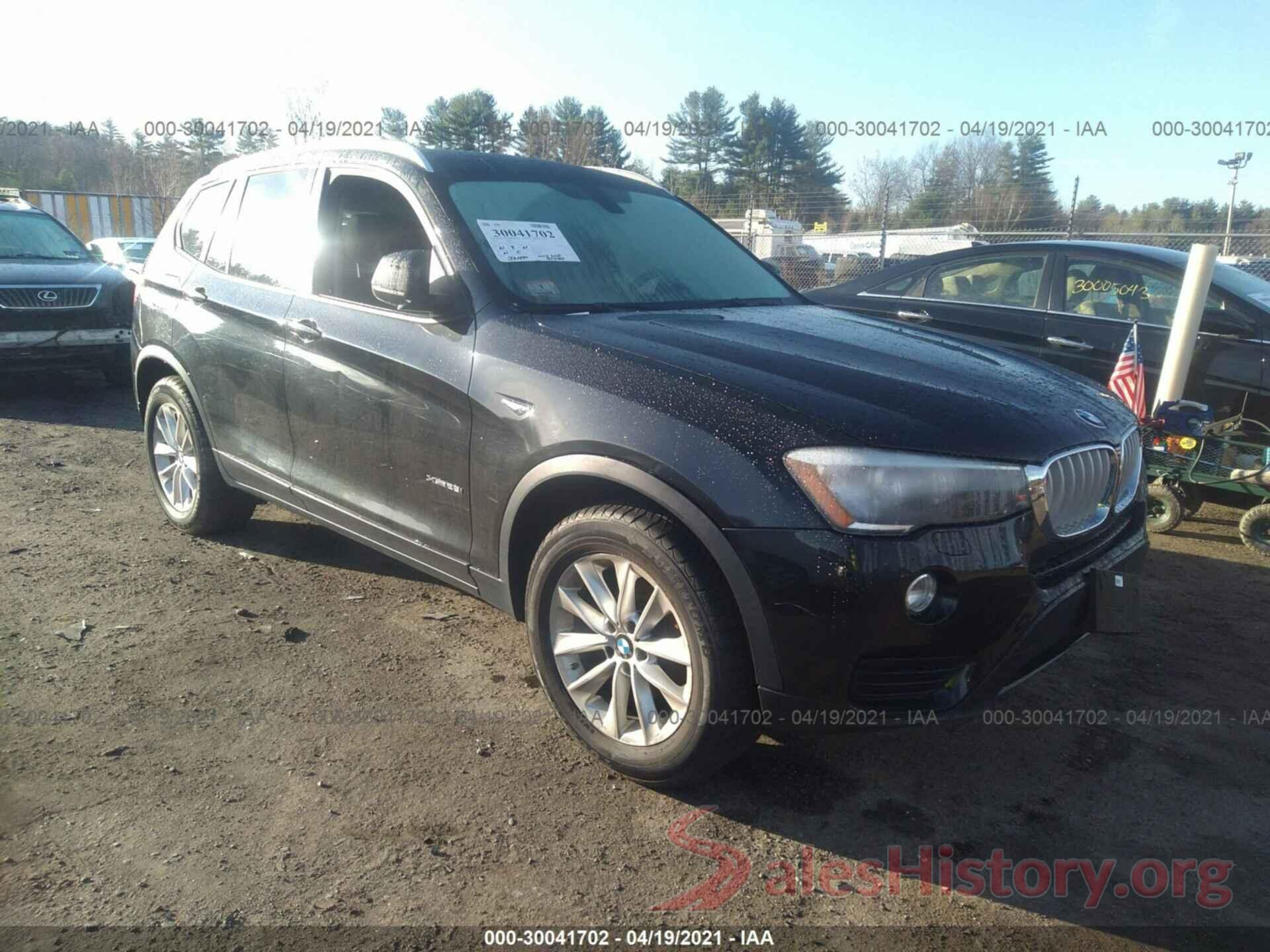 5UXWX9C56G0D82502 2016 BMW X3