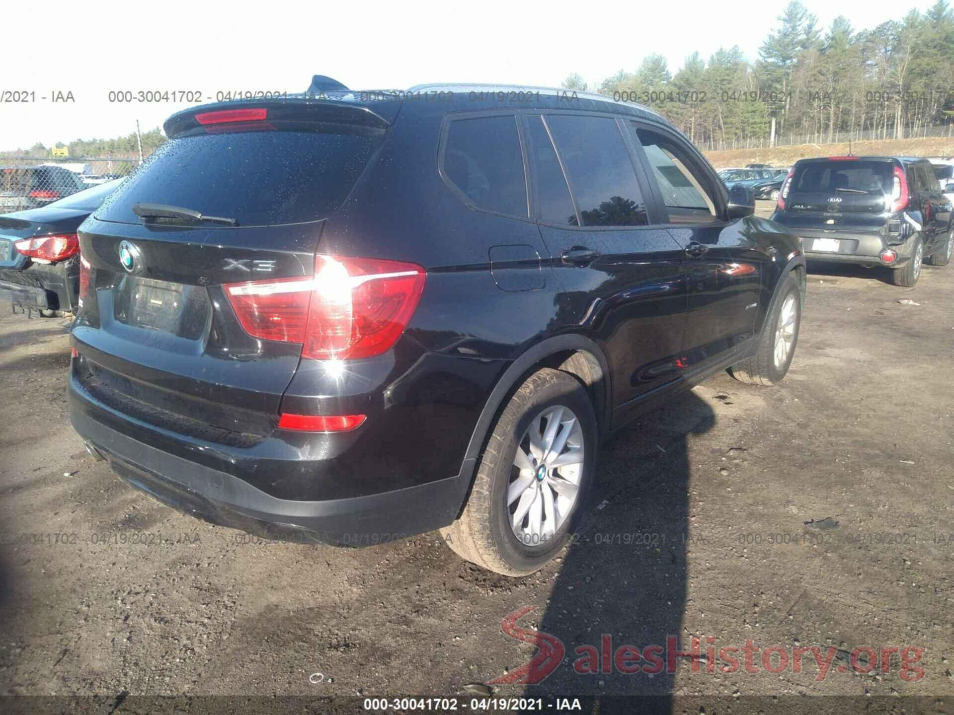 5UXWX9C56G0D82502 2016 BMW X3