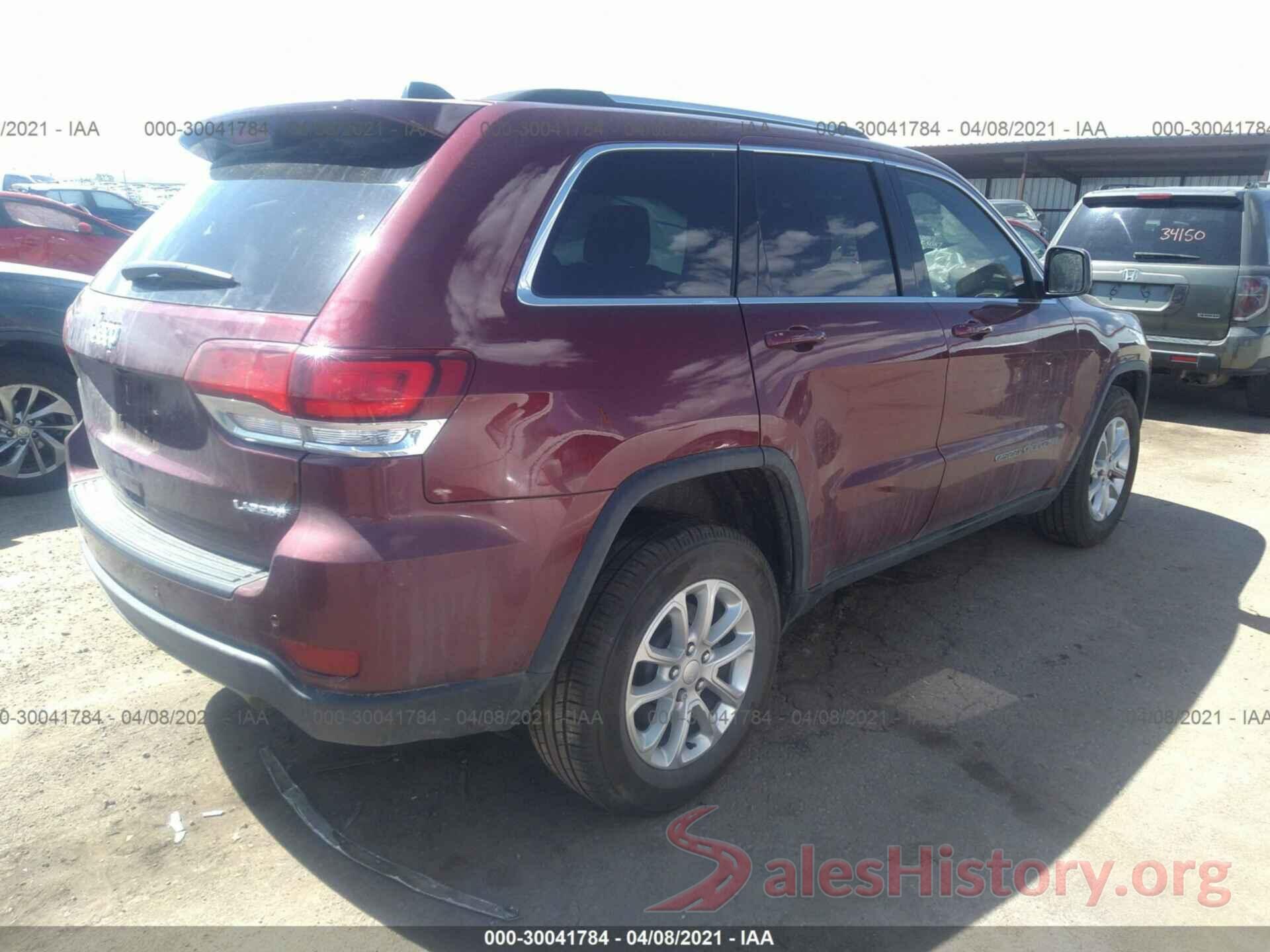 1C4RJEAG2MC597847 2021 JEEP GRAND CHEROKEE