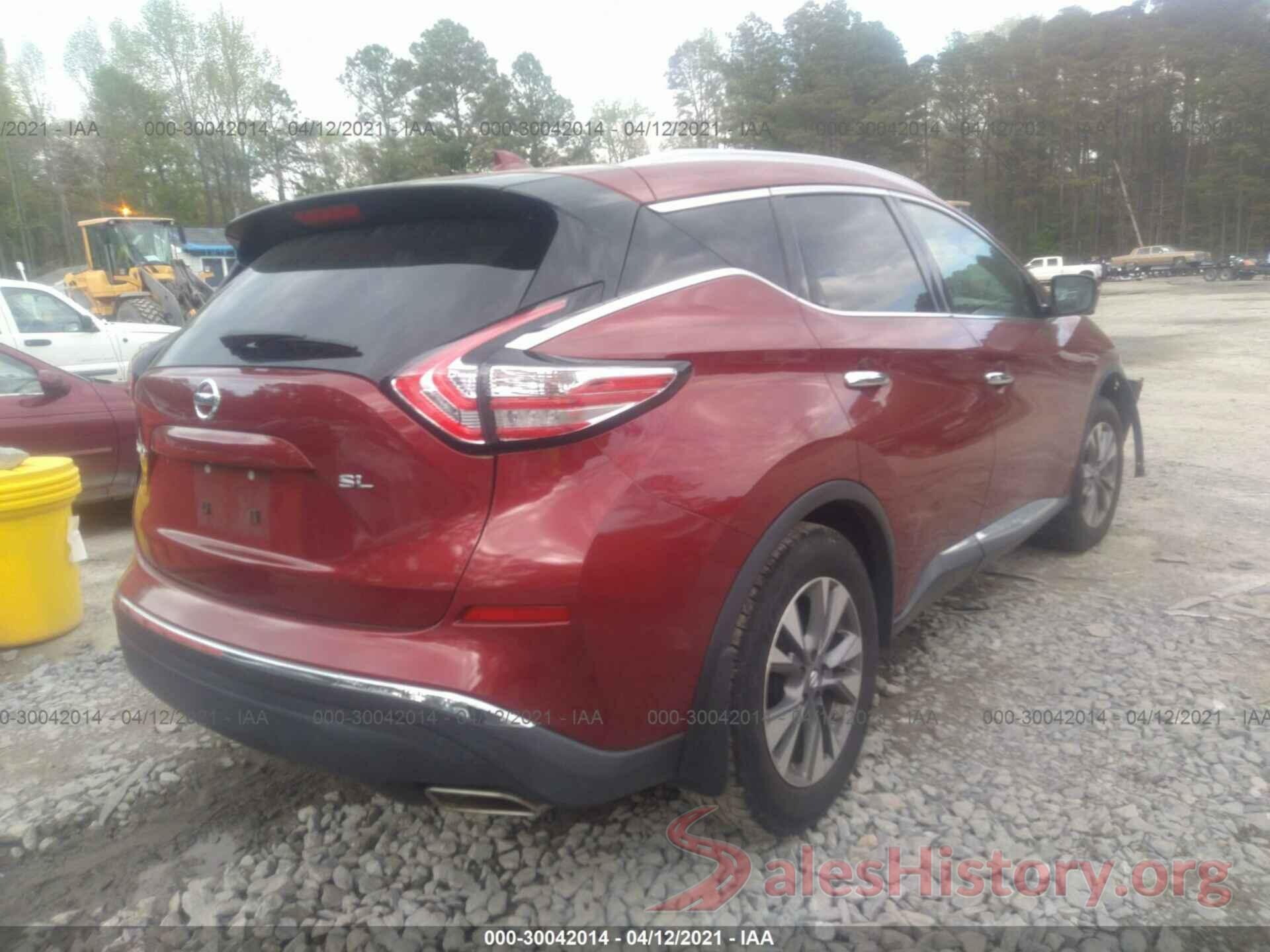 5N1AZ2MG0GN144573 2016 NISSAN MURANO