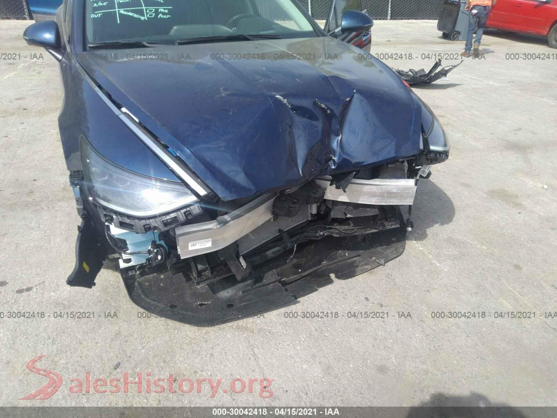 2020 HYUNDAI SONATA VIN 5NPEH4J29LH038873, rear passenger side