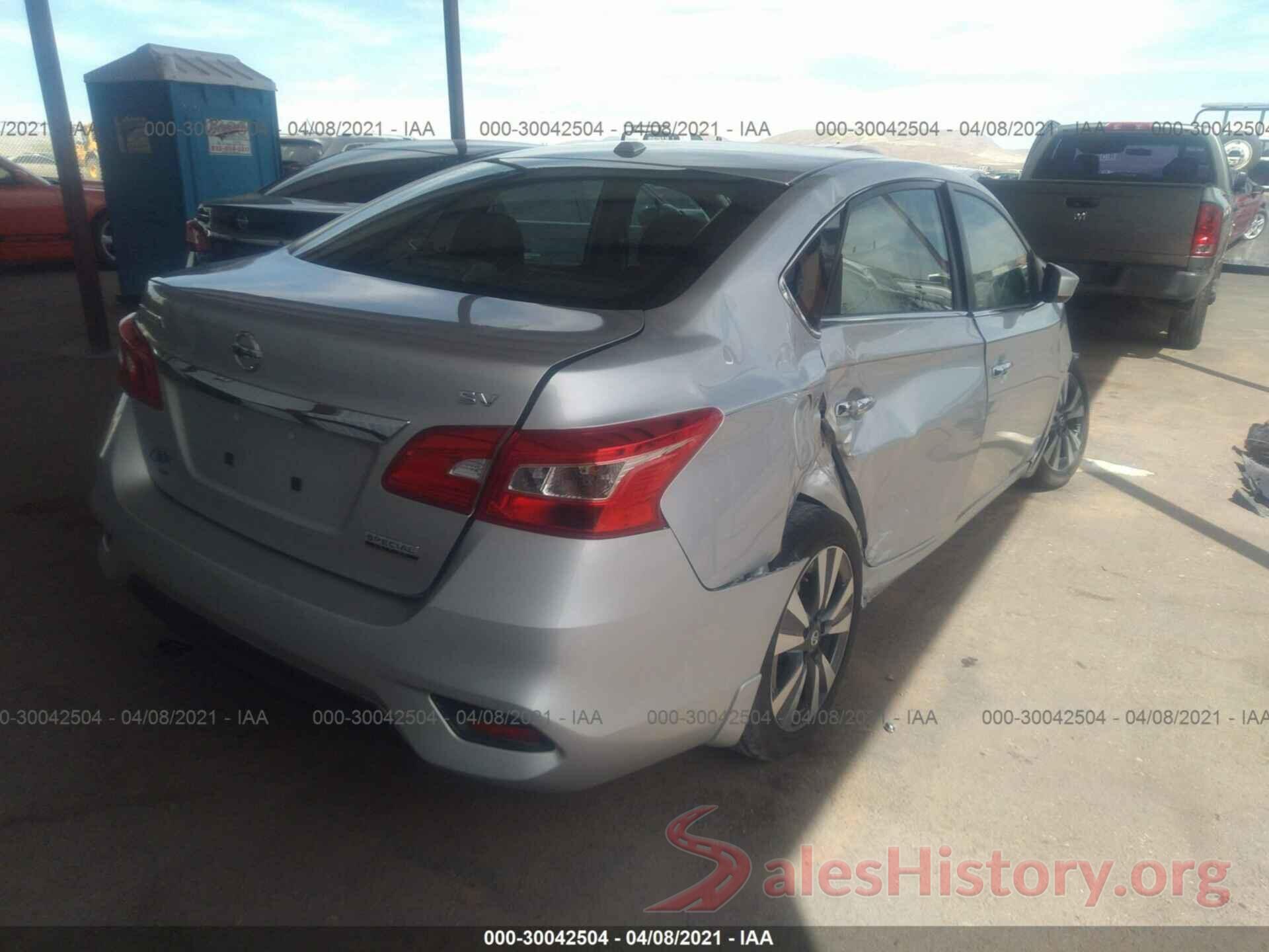 3N1AB7AP6KY208267 2019 NISSAN SENTRA