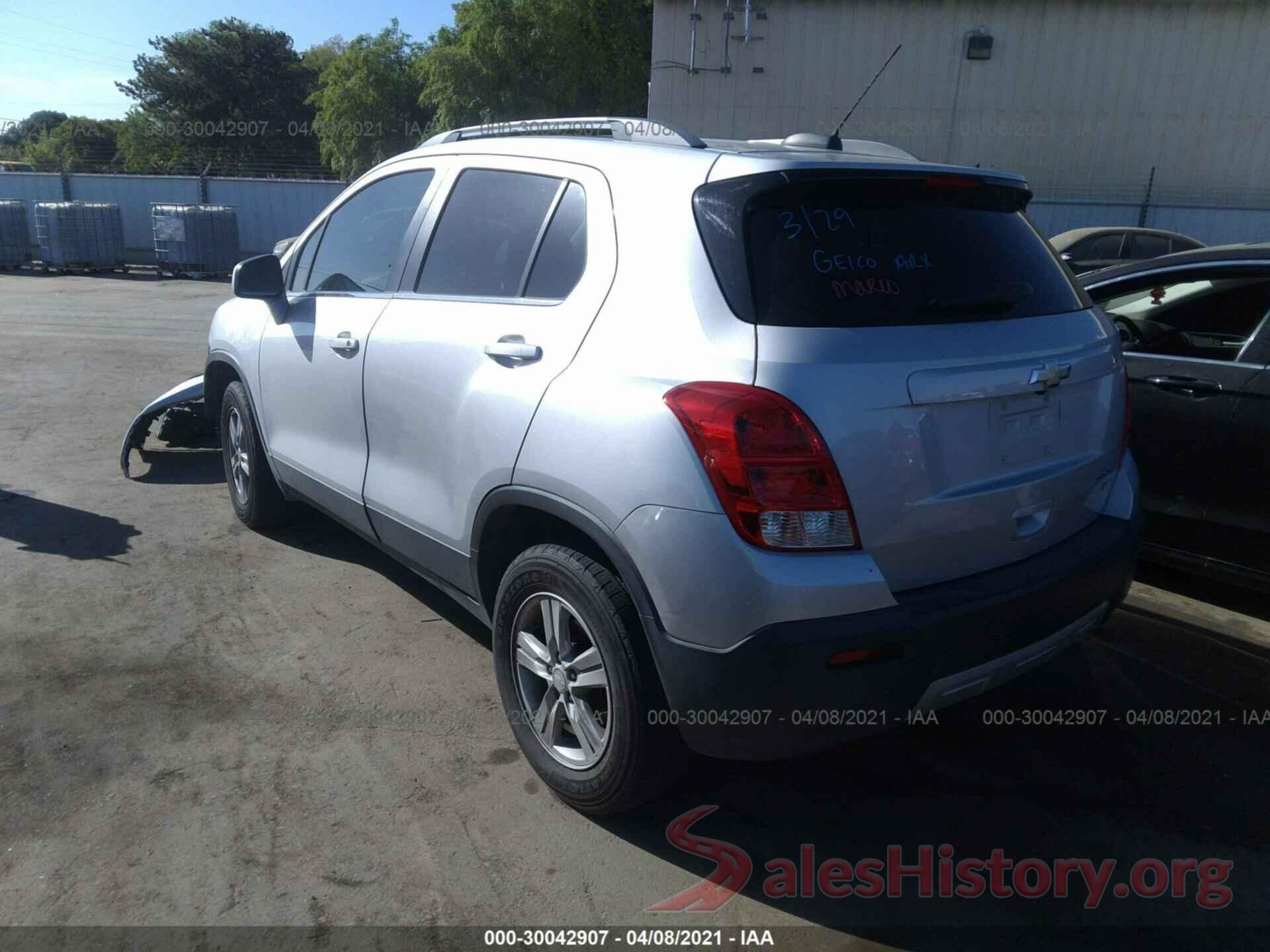 3GNCJPSB1GL196343 2016 CHEVROLET TRAX