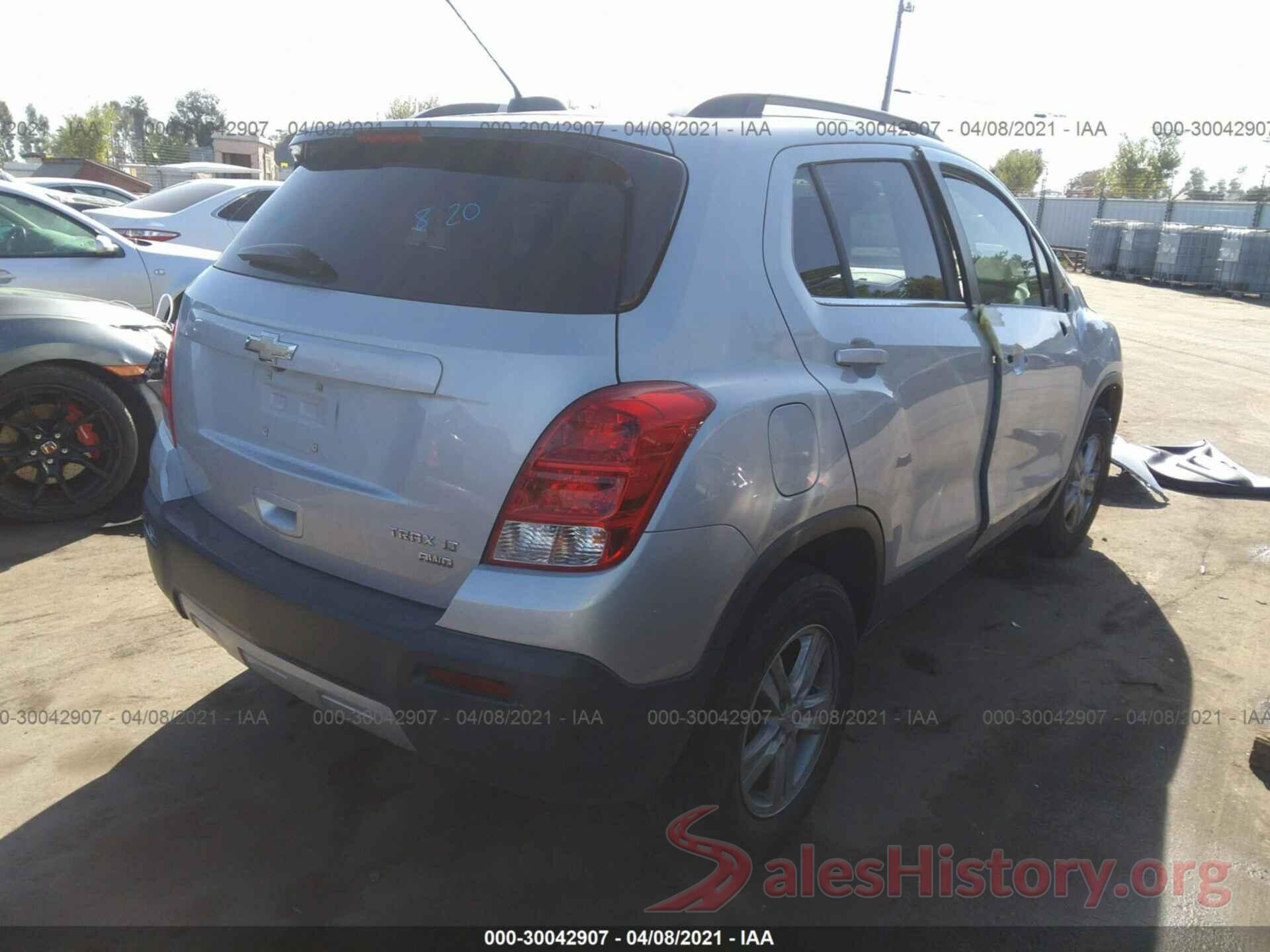 3GNCJPSB1GL196343 2016 CHEVROLET TRAX