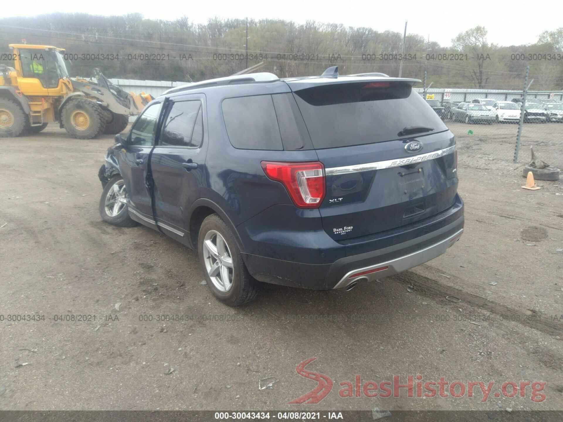 1FM5K8D80HGD37202 2017 FORD EXPLORER