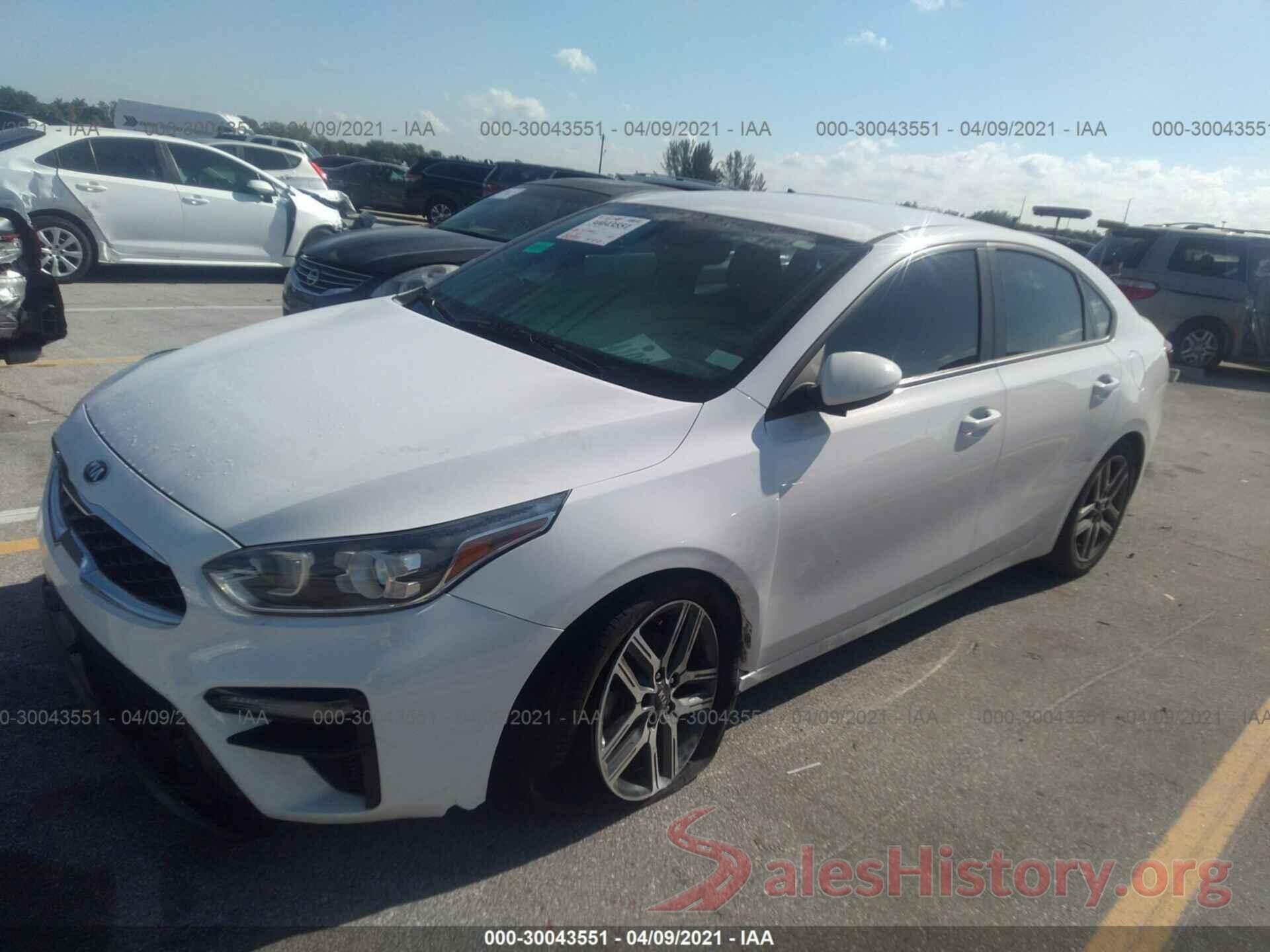 3KPF34AD7KE027829 2019 KIA FORTE