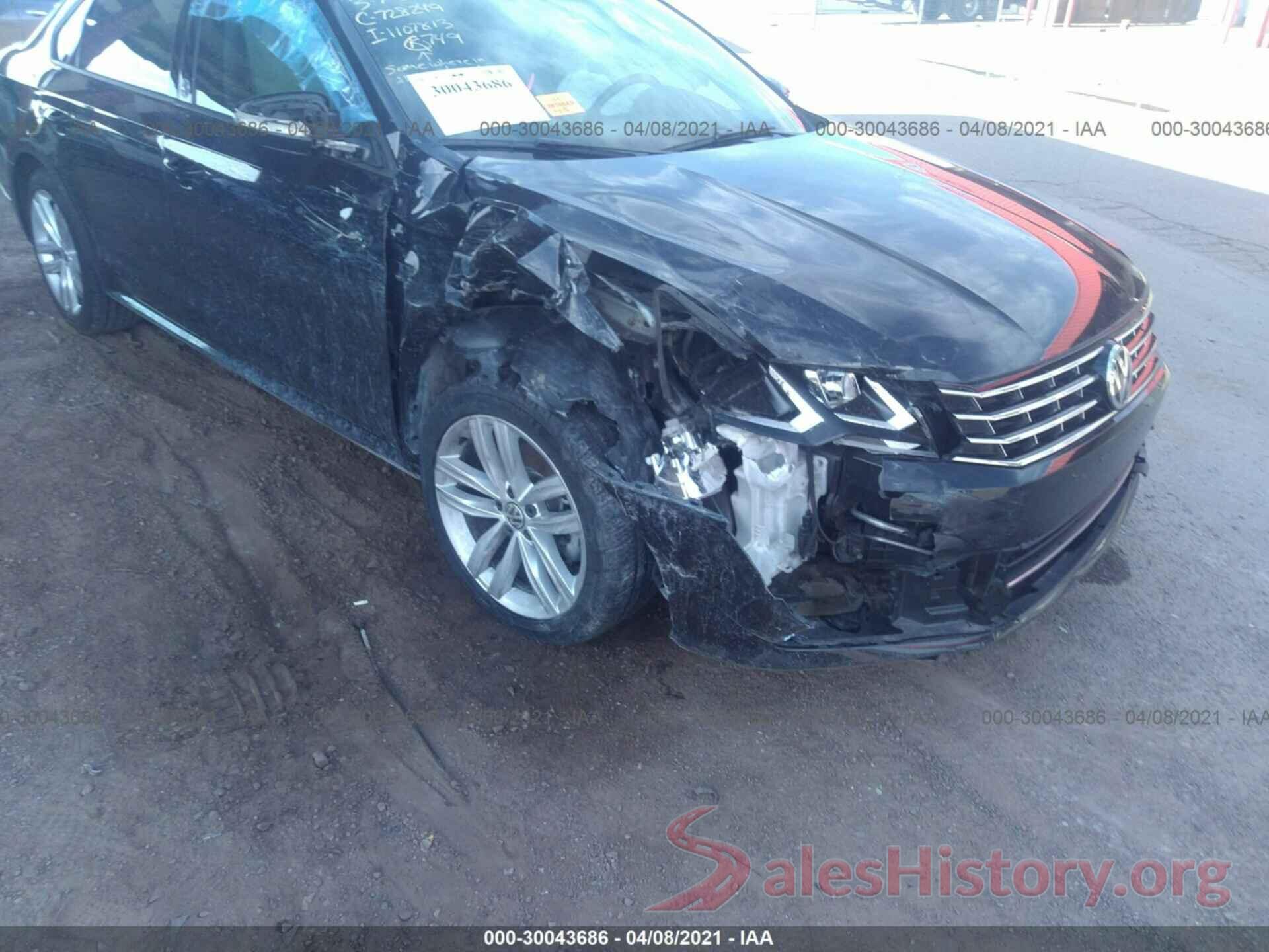 1VWLA7A31KC010966 2019 VOLKSWAGEN PASSAT