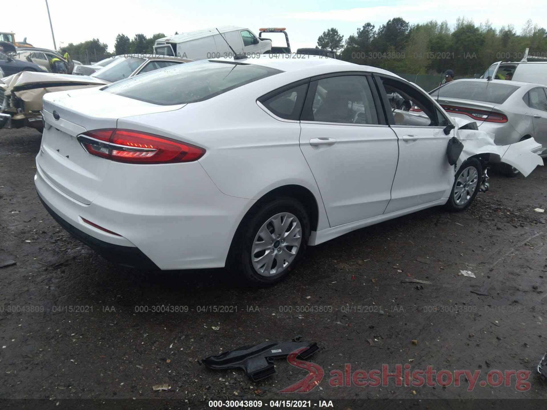 3FA6P0G7XKR160369 2019 FORD FUSION