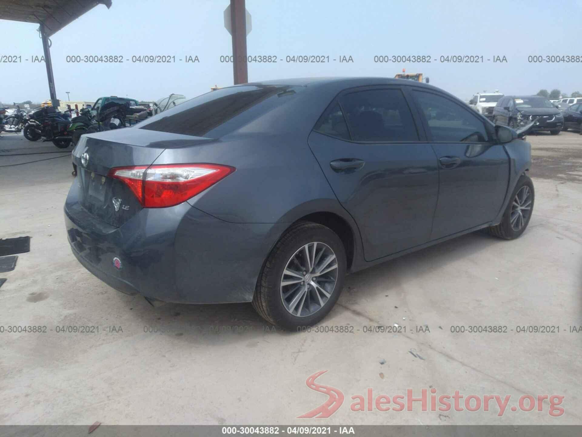 5YFBURHE1GP388440 2016 TOYOTA COROLLA