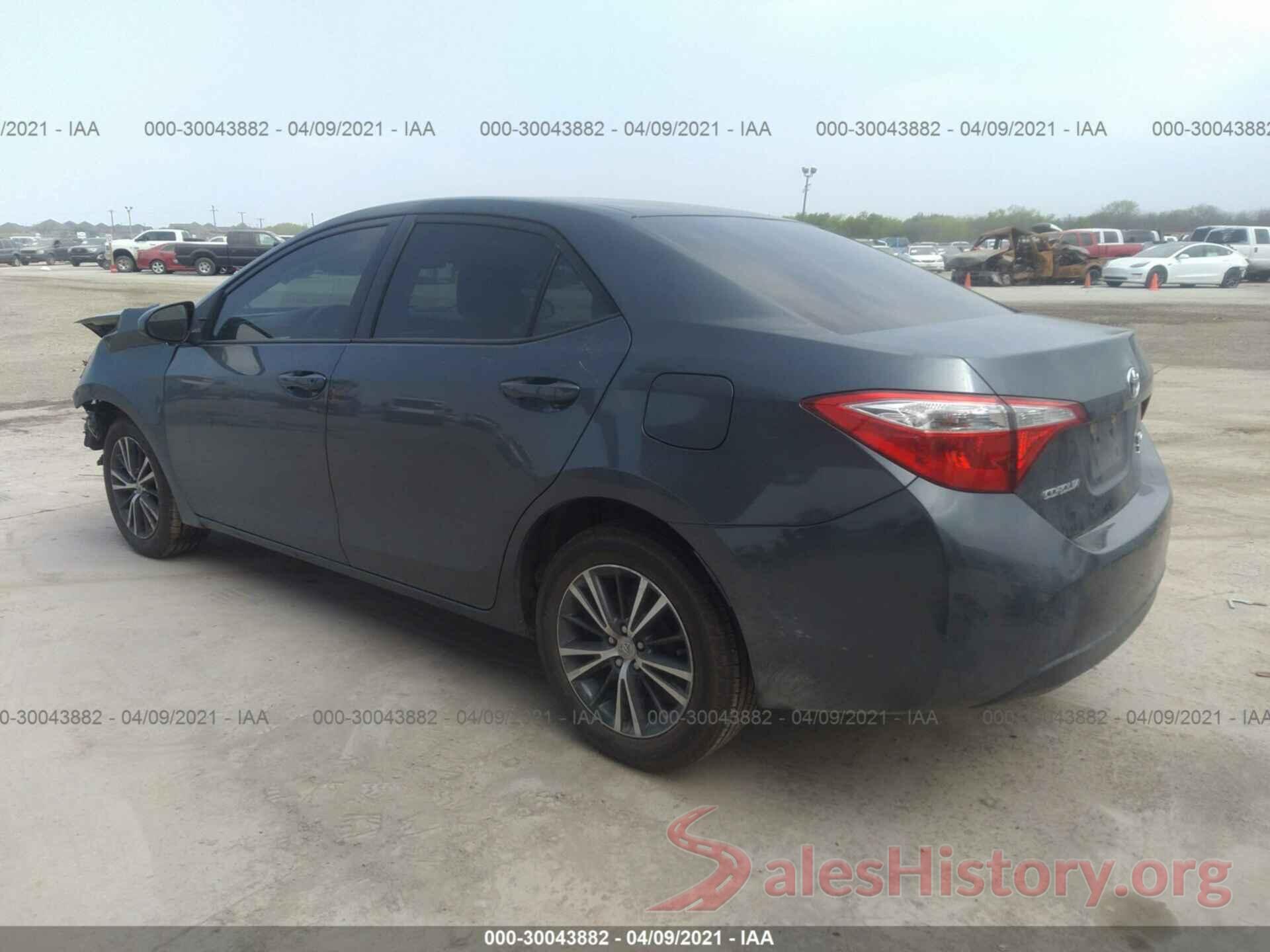 5YFBURHE1GP388440 2016 TOYOTA COROLLA