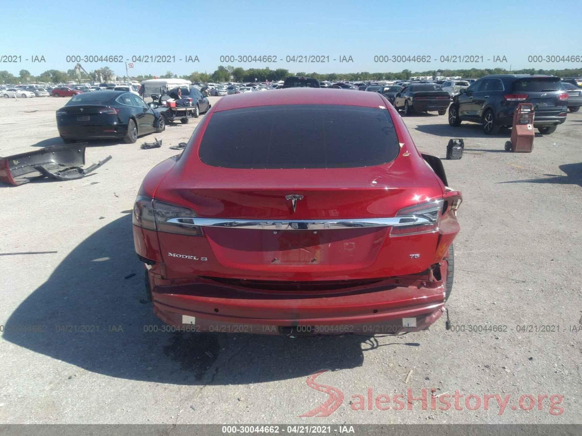 5YJSA1E14GF139475 2016 TESLA MODEL S