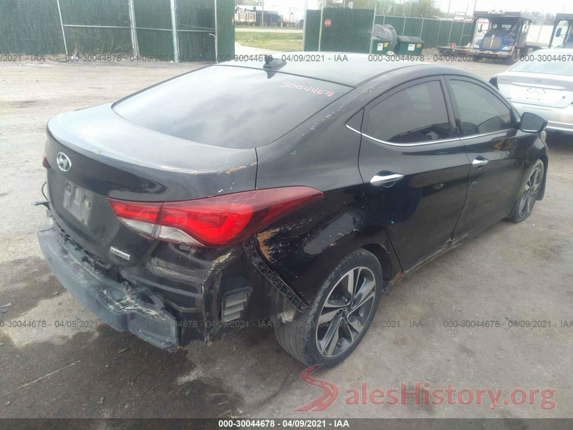 KMHDH4AE6GU609278 2016 HYUNDAI ELANTRA