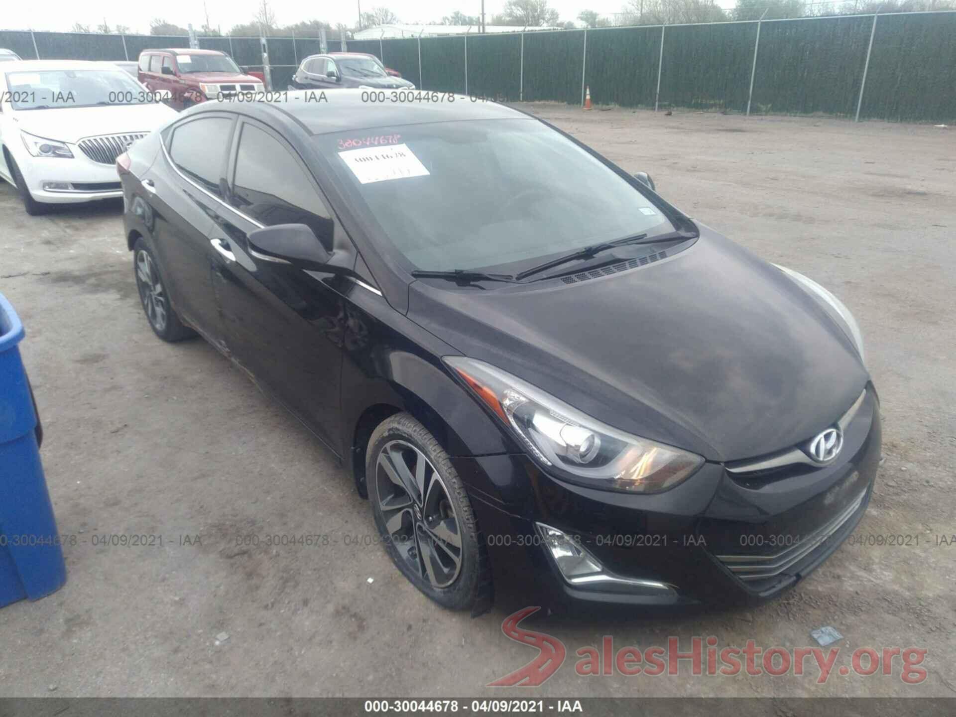 KMHDH4AE6GU609278 2016 HYUNDAI ELANTRA