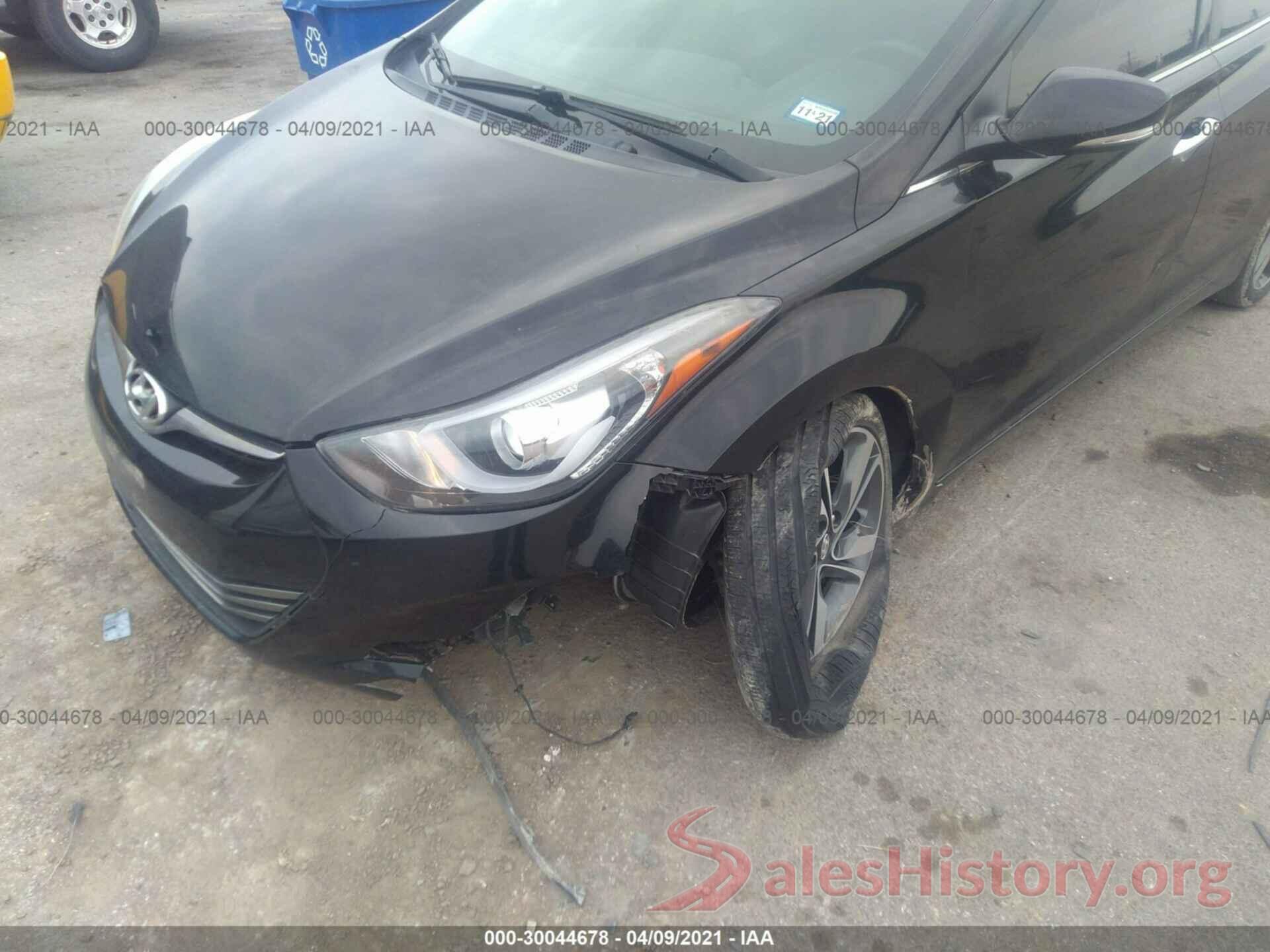 KMHDH4AE6GU609278 2016 HYUNDAI ELANTRA