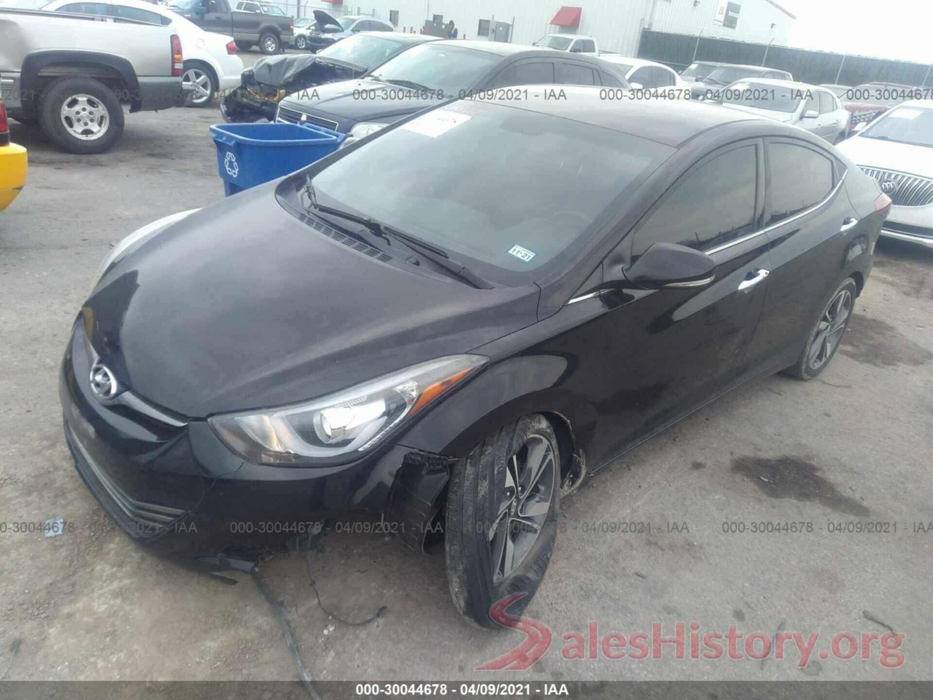 KMHDH4AE6GU609278 2016 HYUNDAI ELANTRA