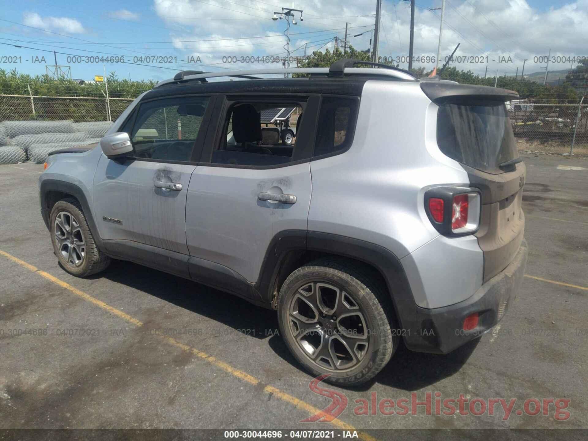 ZACCJADT7GPC85224 2016 JEEP RENEGADE