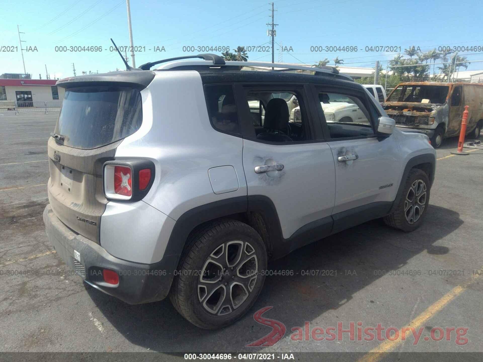 ZACCJADT7GPC85224 2016 JEEP RENEGADE