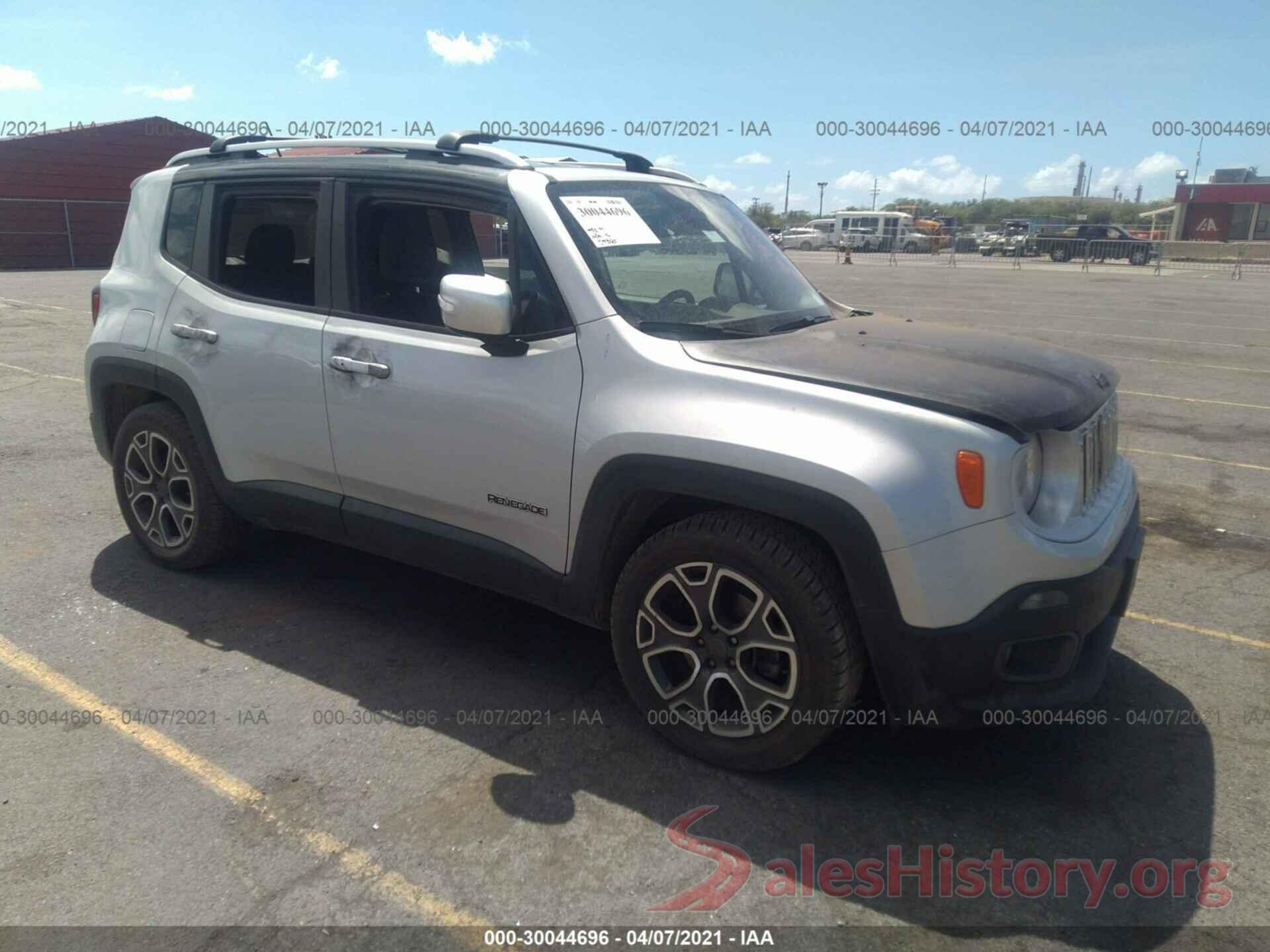 ZACCJADT7GPC85224 2016 JEEP RENEGADE