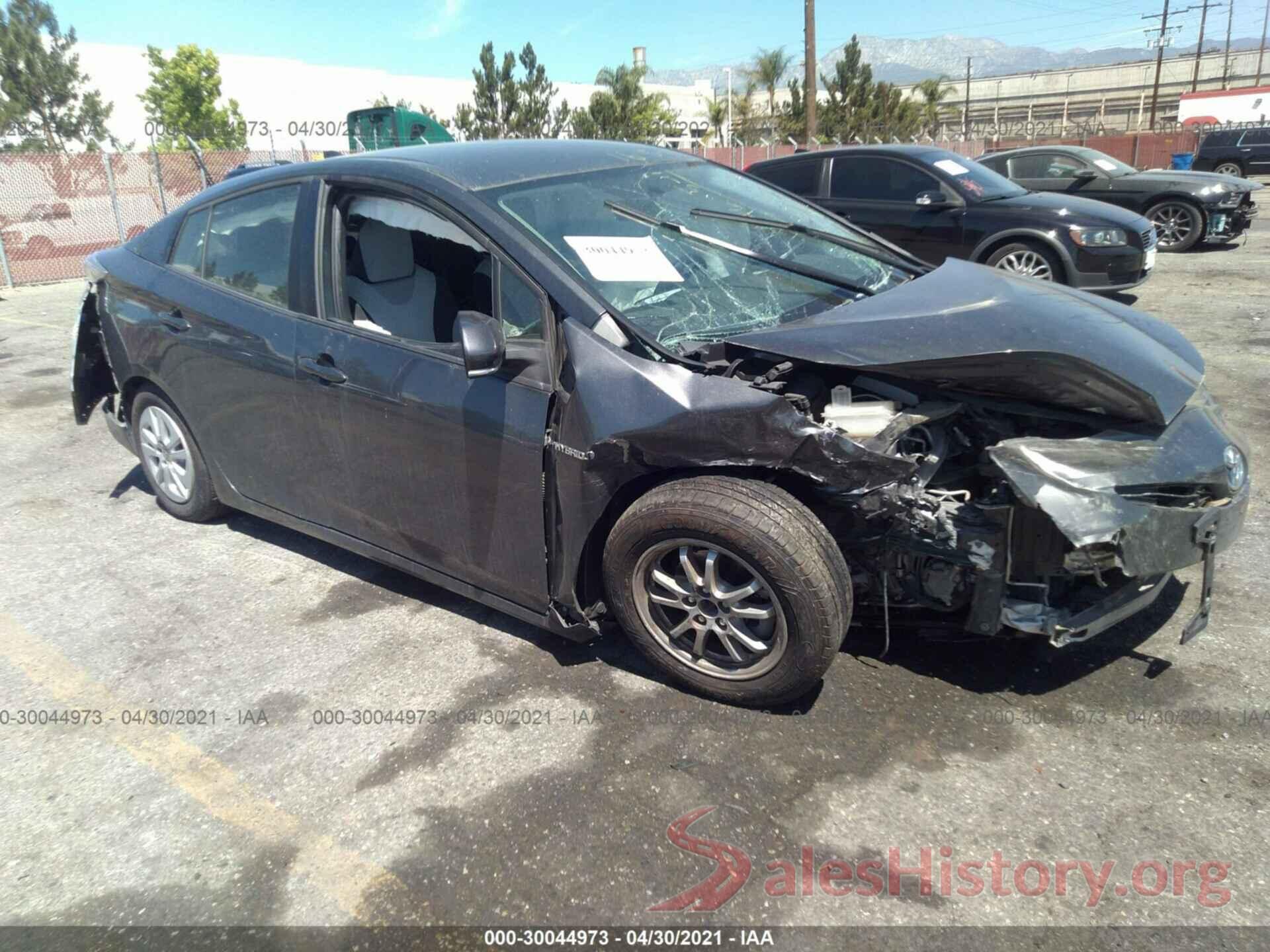 JTDKBRFU7G3010809 2016 TOYOTA PRIUS