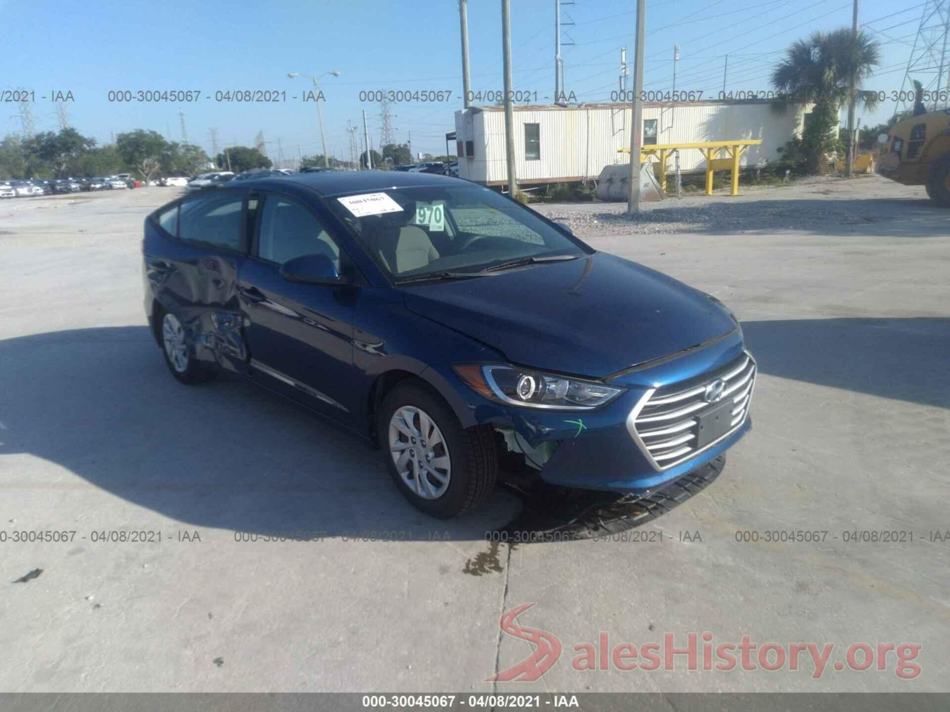 5NPD74LFXHH175231 2017 HYUNDAI ELANTRA