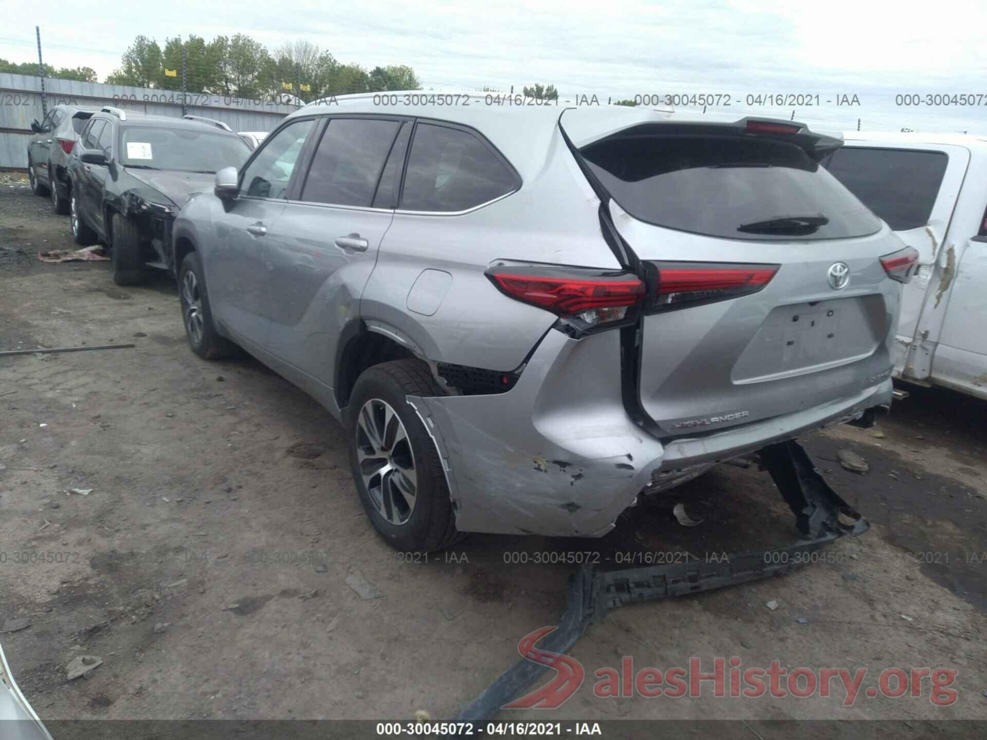 5TDGZRBH1MS074011 2021 TOYOTA HIGHLANDER