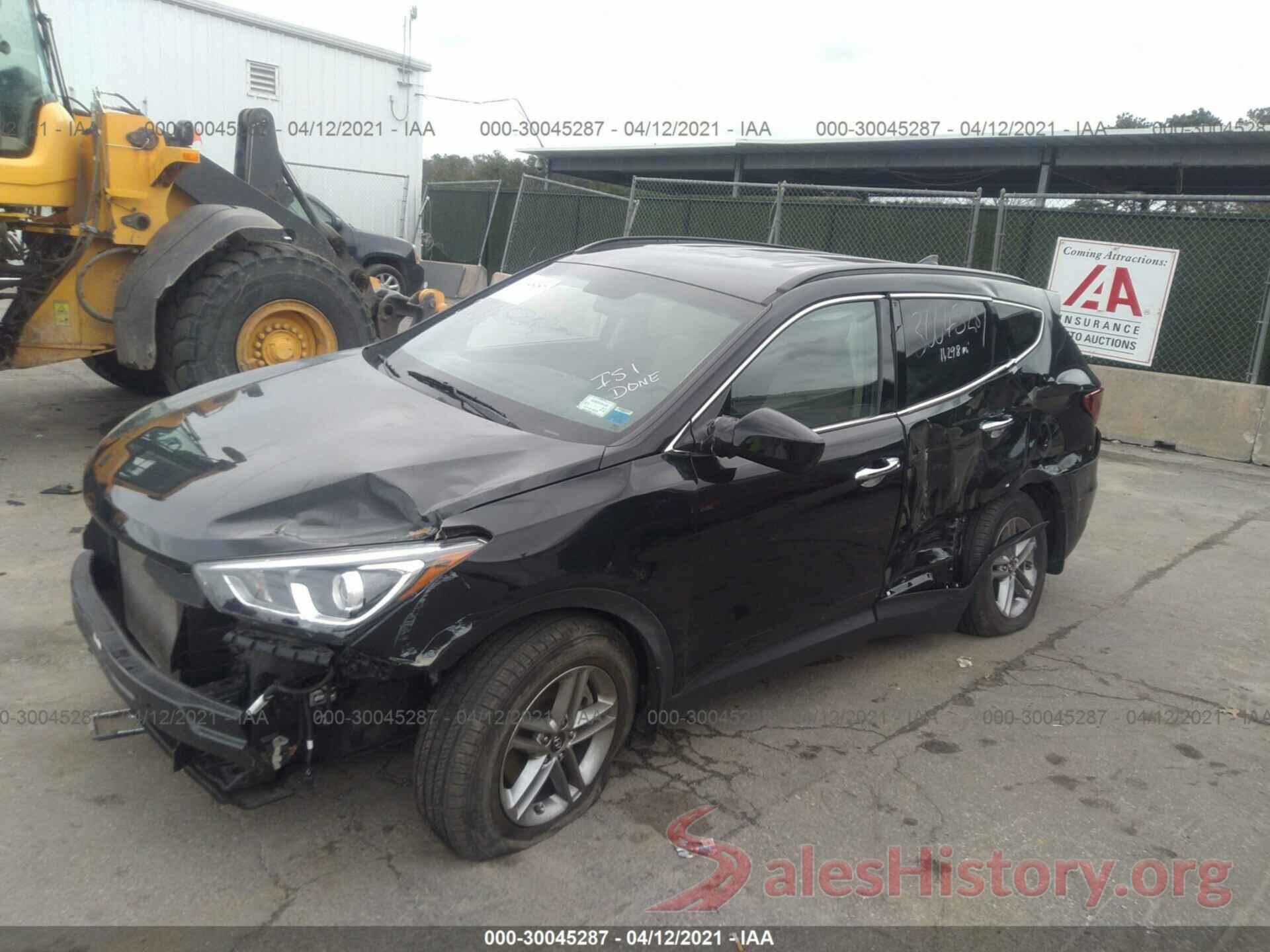 5NMZUDLB6HH041616 2017 HYUNDAI SANTA FE SPORT