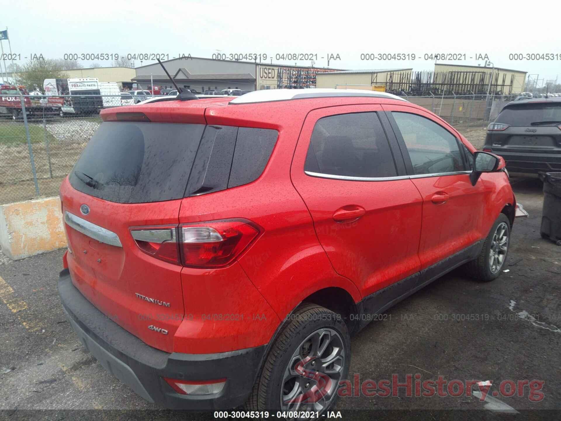 MAJ6S3KL6KC296534 2019 FORD ECOSPORT