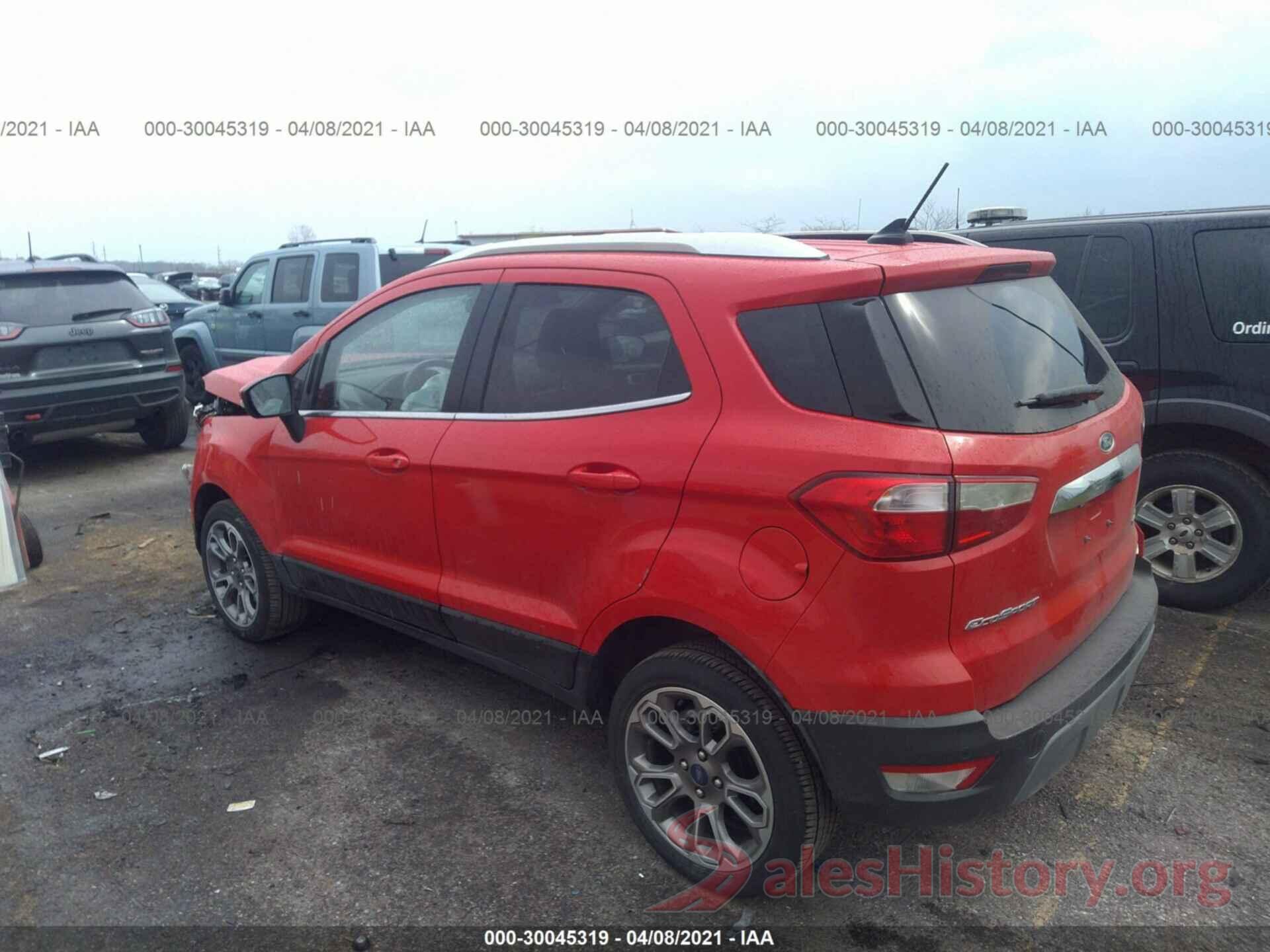 MAJ6S3KL6KC296534 2019 FORD ECOSPORT