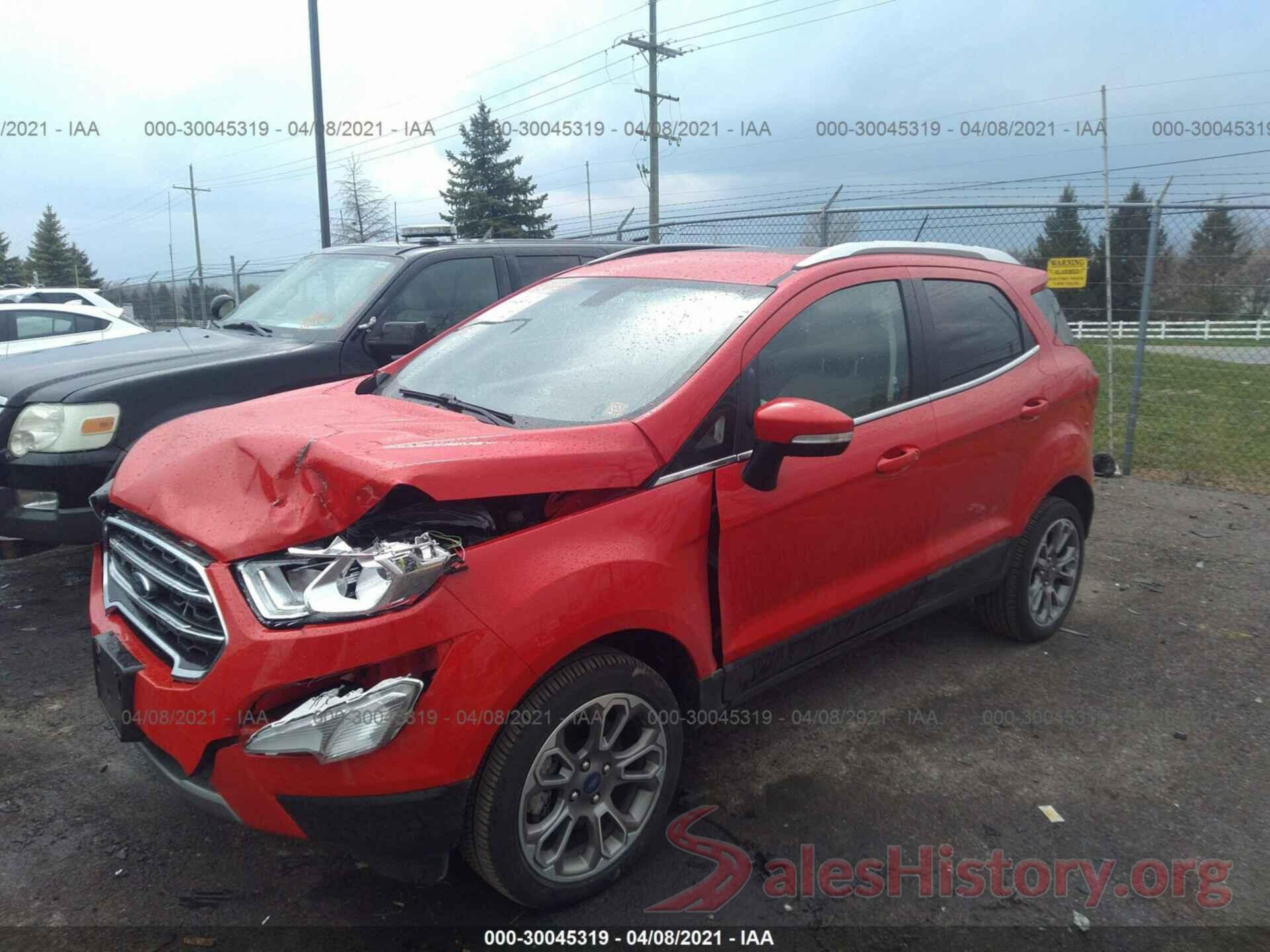 MAJ6S3KL6KC296534 2019 FORD ECOSPORT