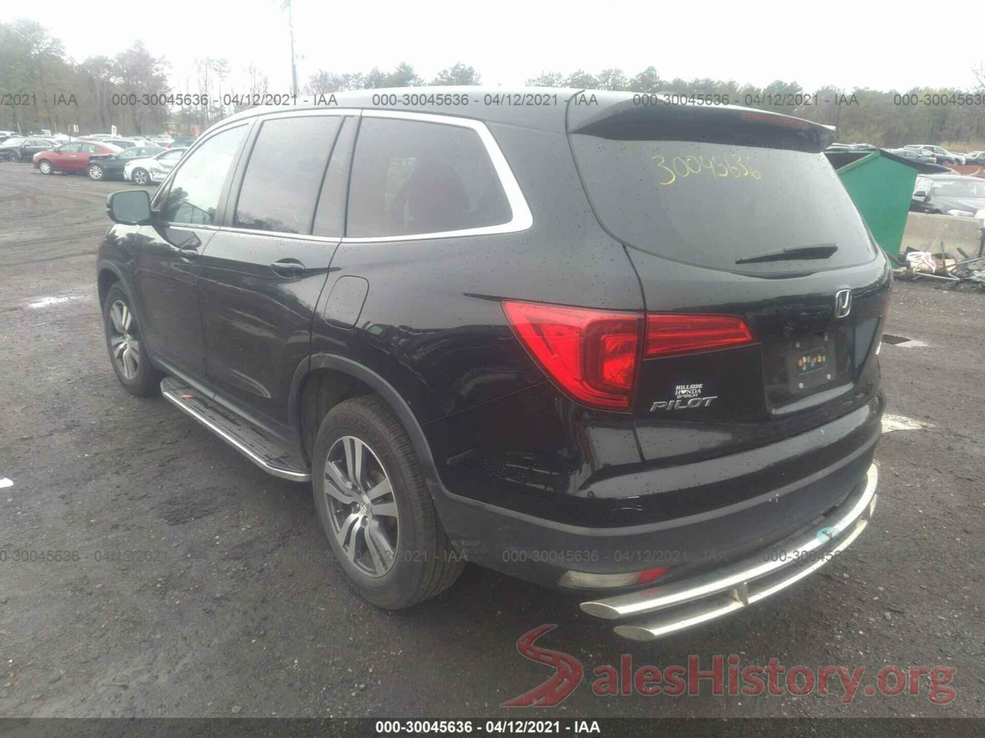 5FNYF6H50GB046671 2016 HONDA PILOT