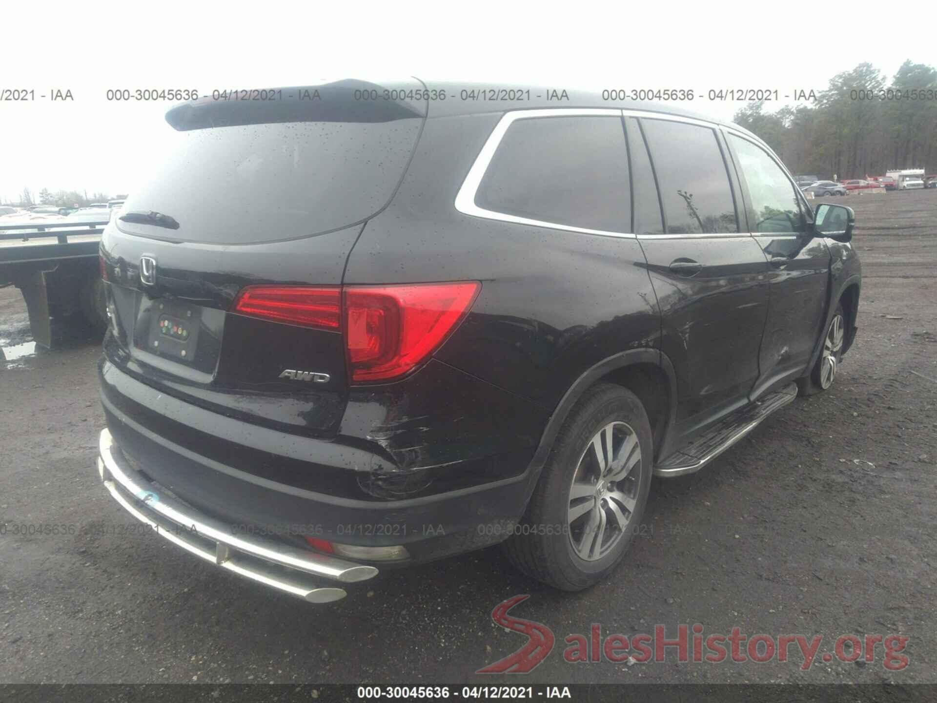 5FNYF6H50GB046671 2016 HONDA PILOT