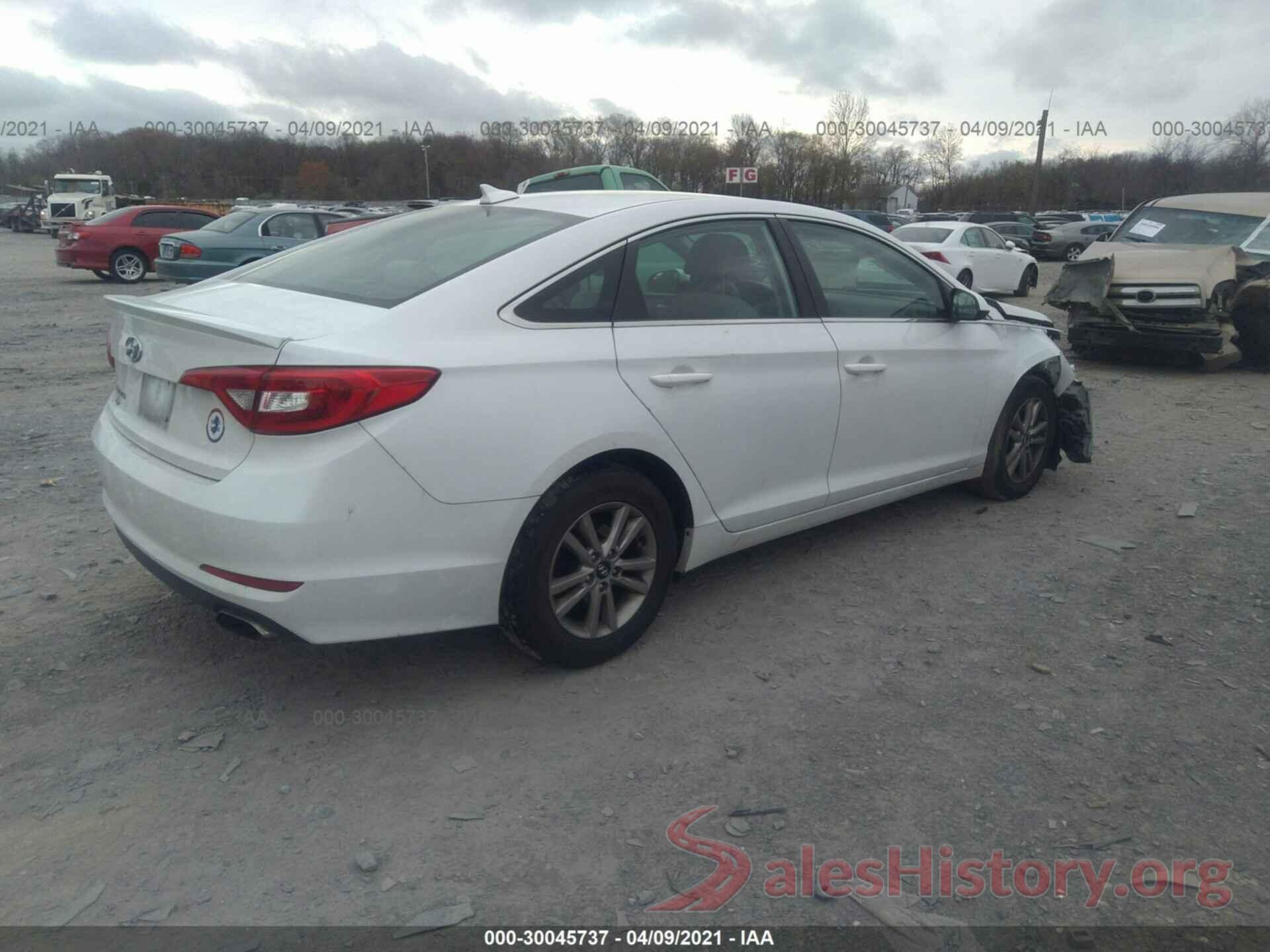 5NPE24AF8GH333750 2016 HYUNDAI SONATA